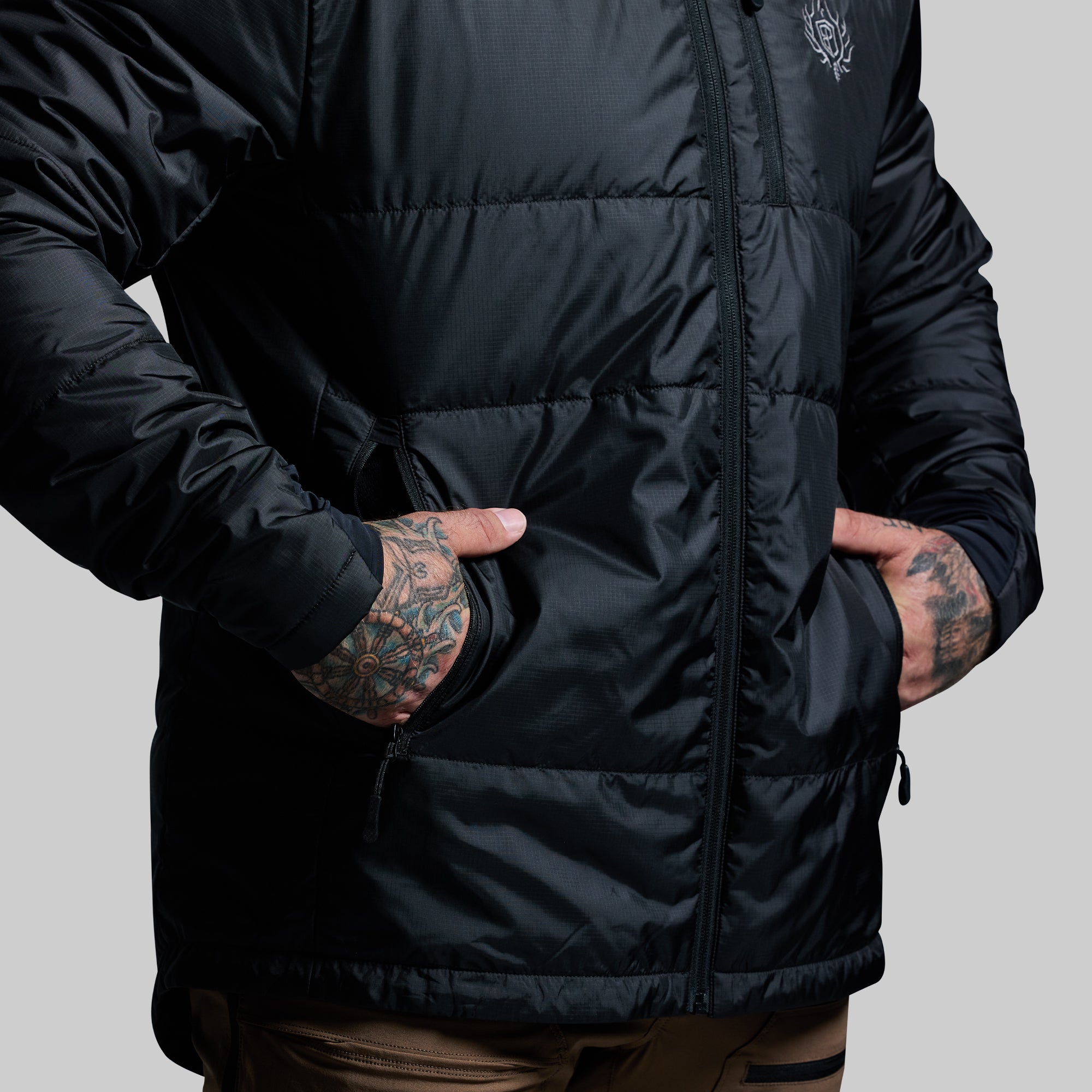 Men's Tundra Jacket Light 2.0 (Black) - Image 8