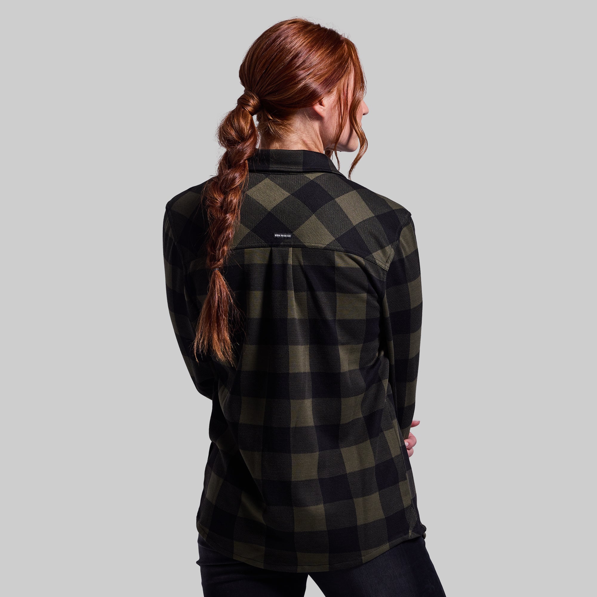 Woodsman Stretchy Flannel (Forest) - Image 4