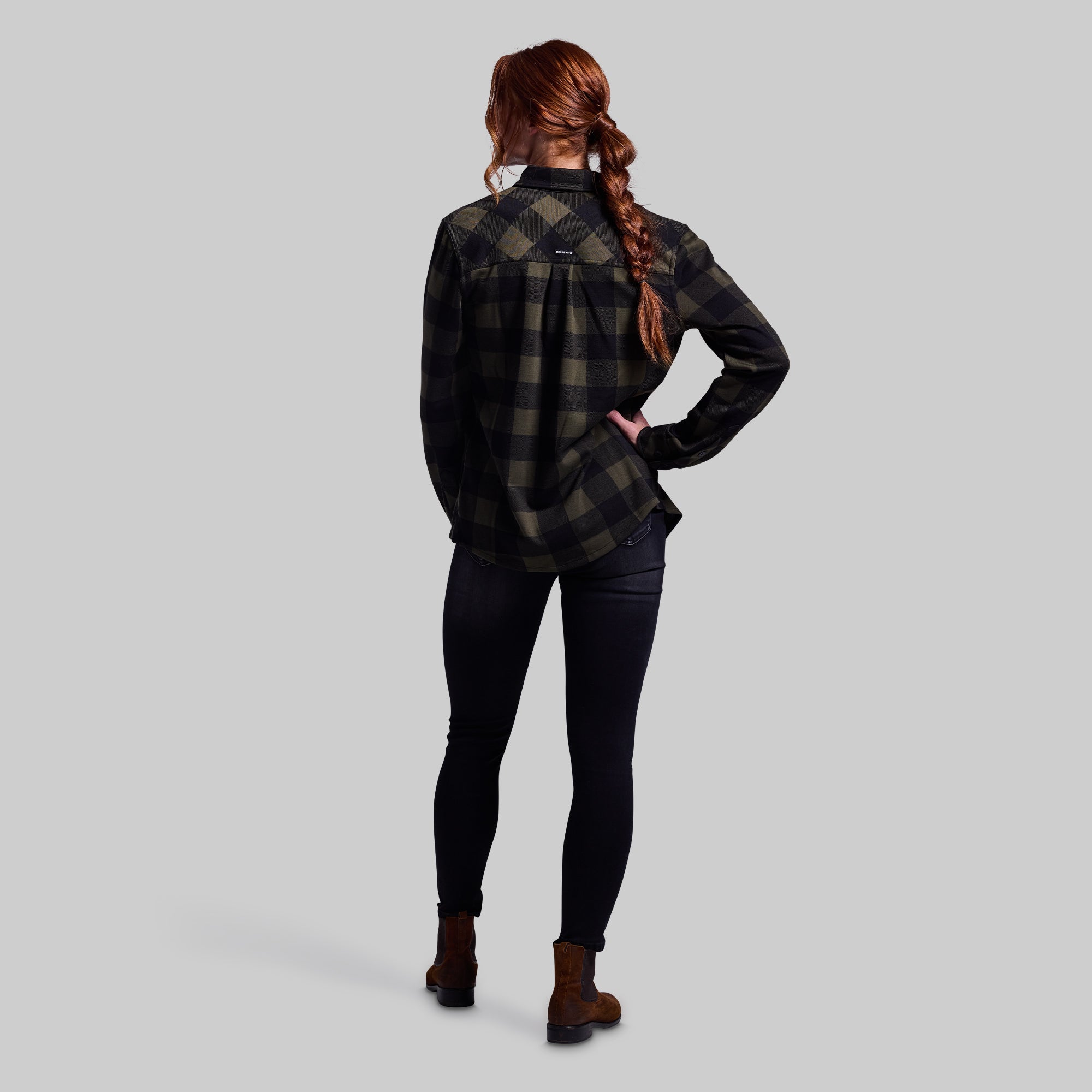 Woodsman Stretchy Flannel (Forest) - Image 15