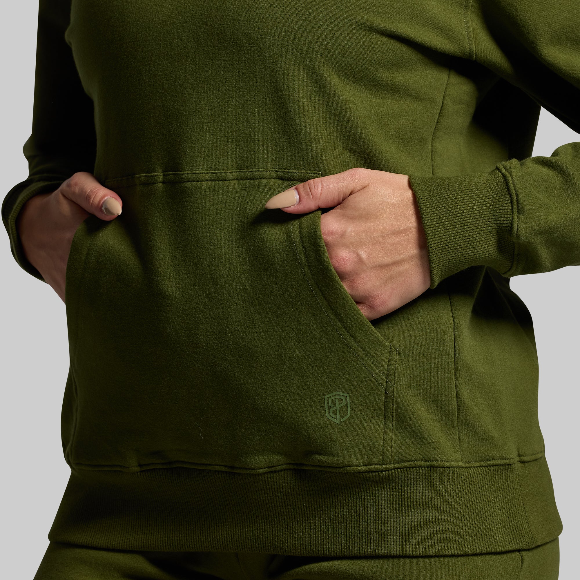 Women's Unmatched Hoodie (Military Green) - Image 5