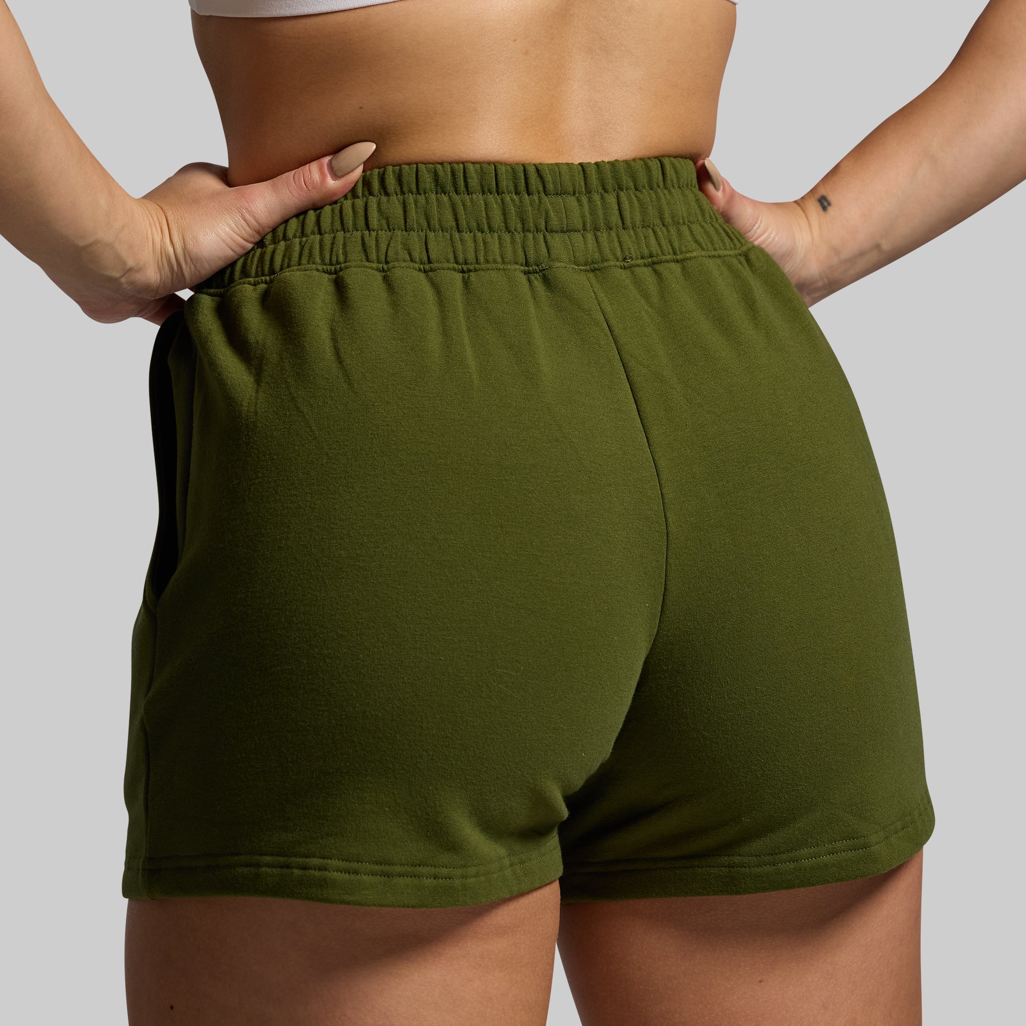 Women's Unmatched Short (Military Green) - Image 2