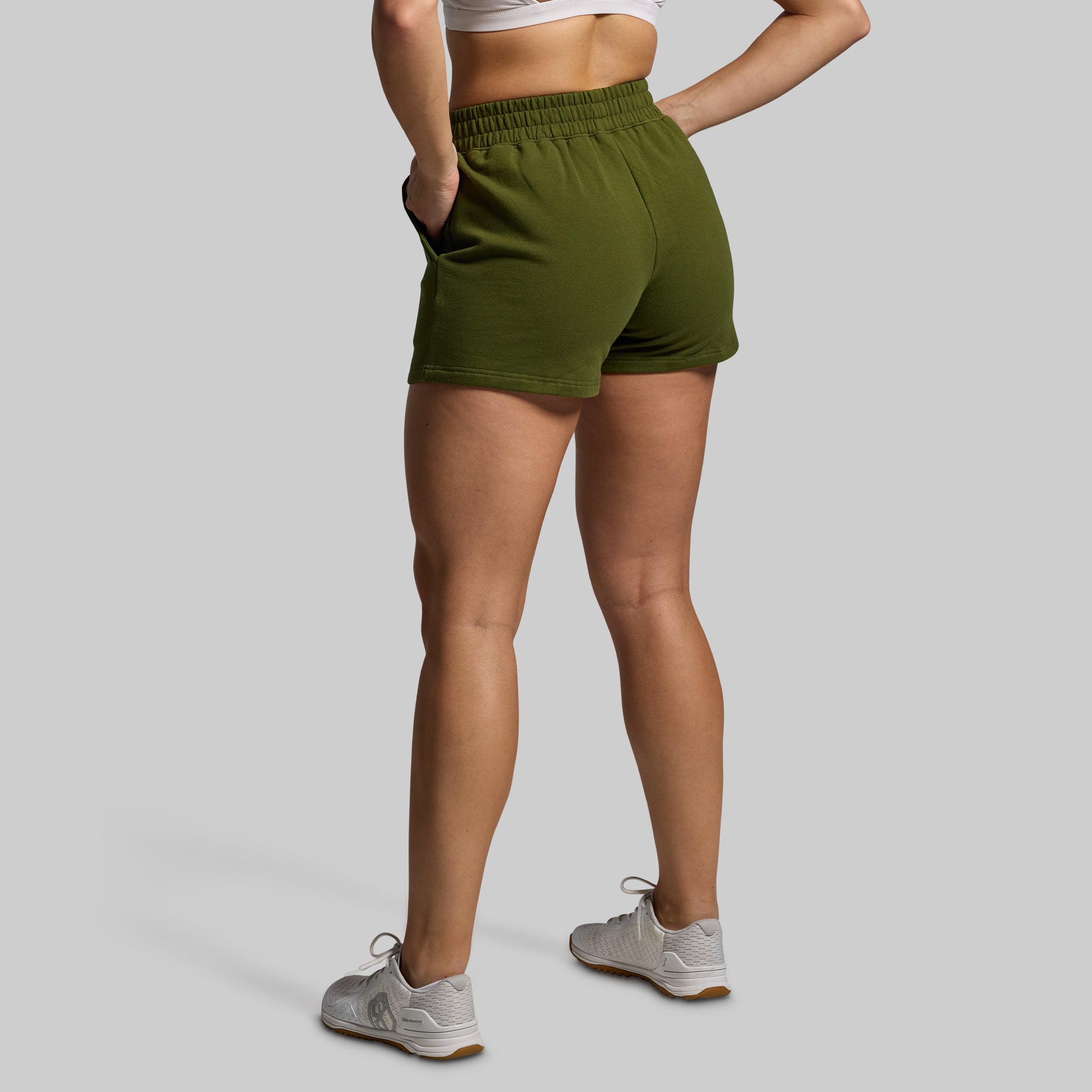 Women's Unmatched Short (Military Green) - Image 5