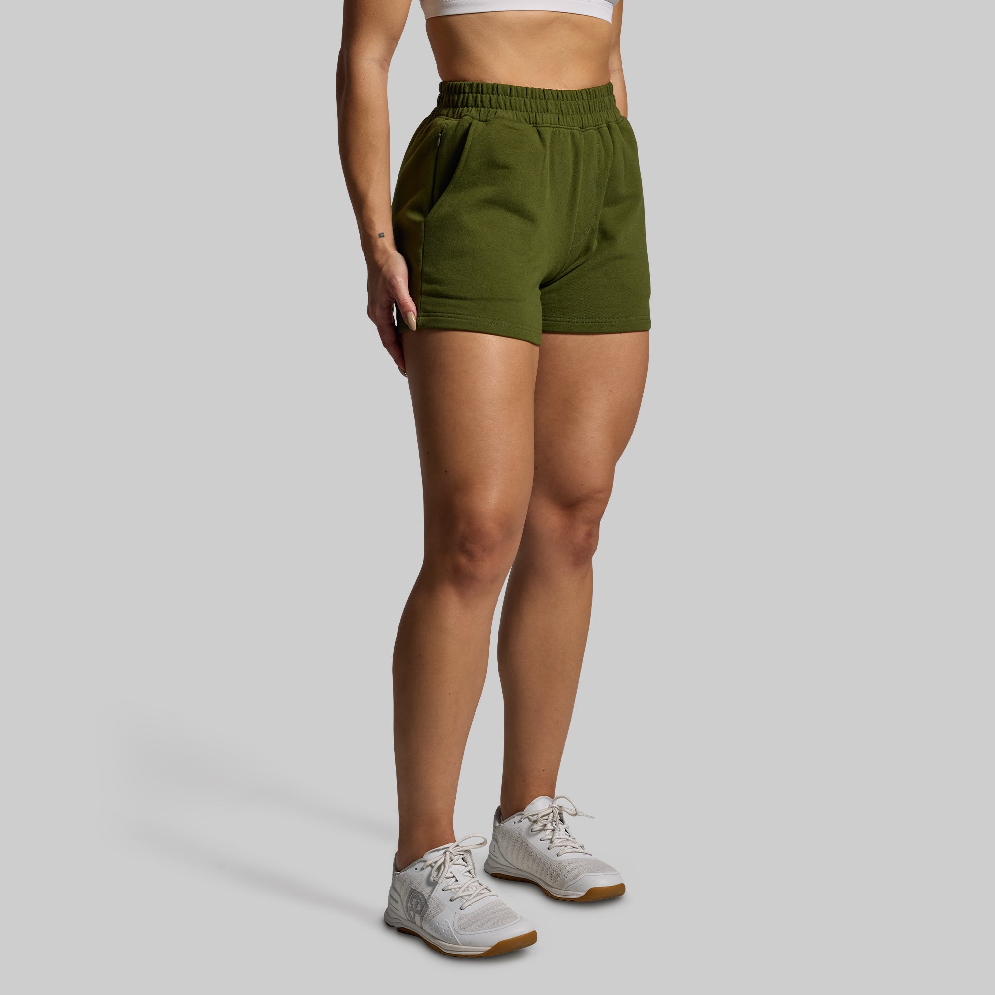 Women's Unmatched Short (Military Green) - Image 4