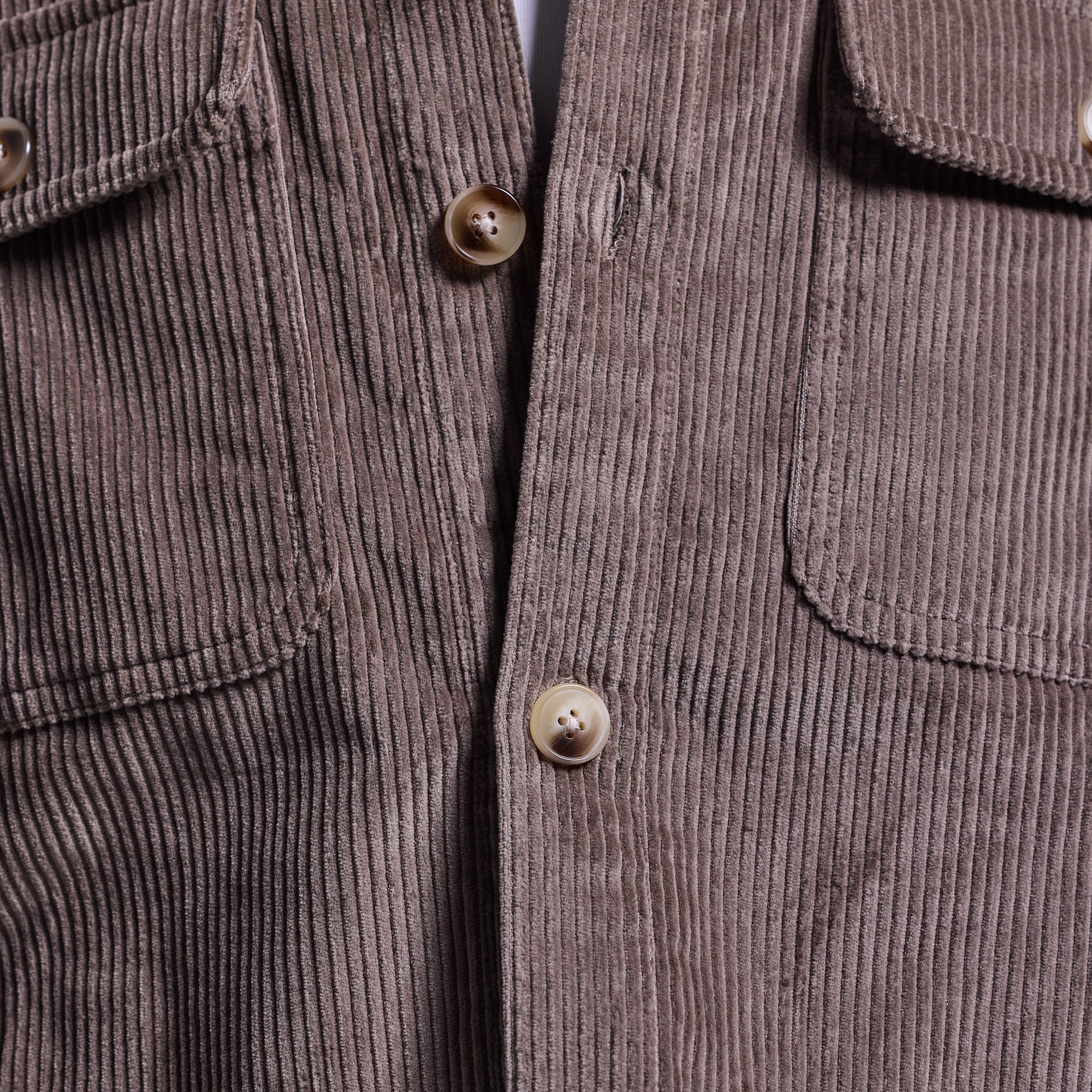 Women's Cropped Corduroy Shirt (Elephant) - Image 4