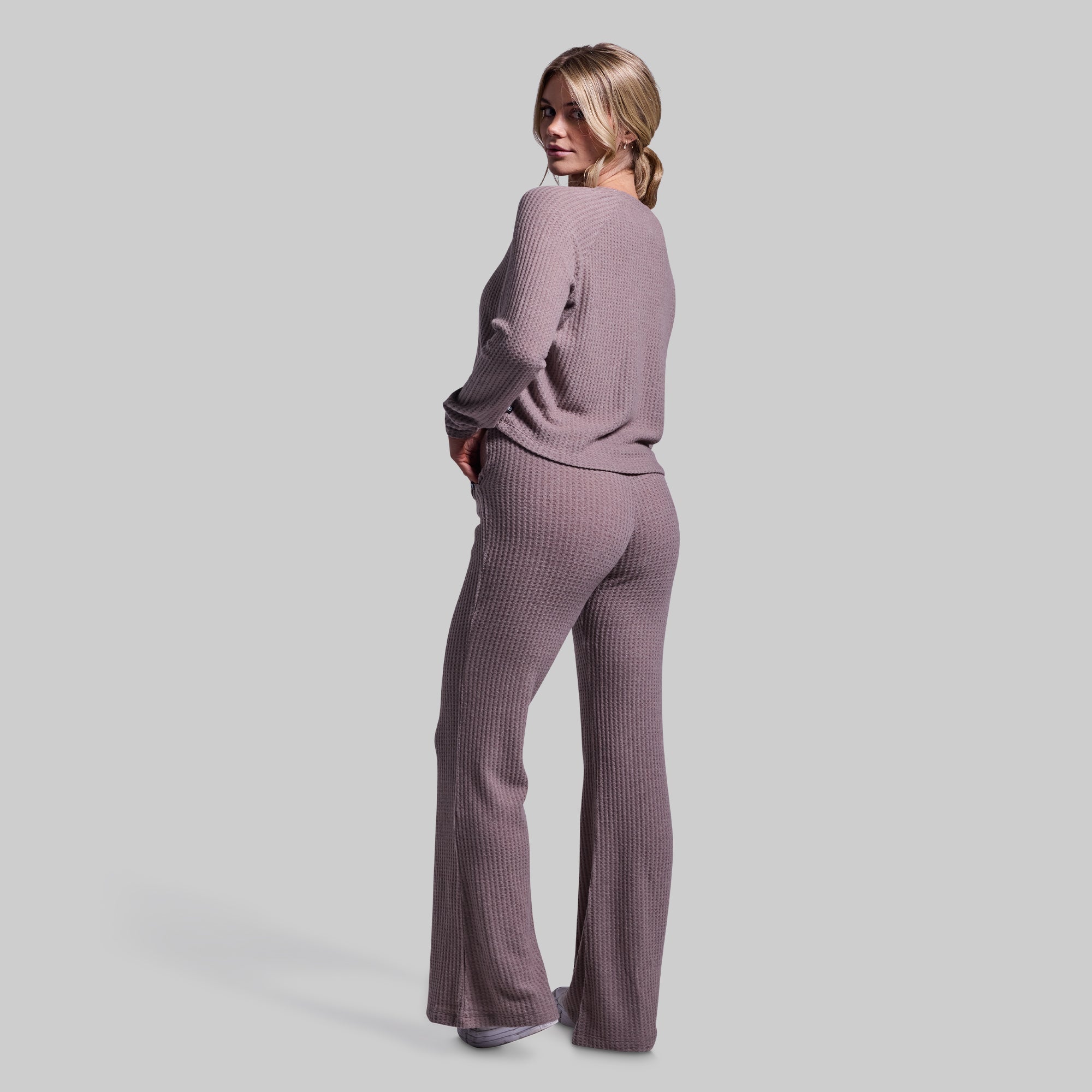 R and R Waffle Lounge Pant (Stucco) - Image 8