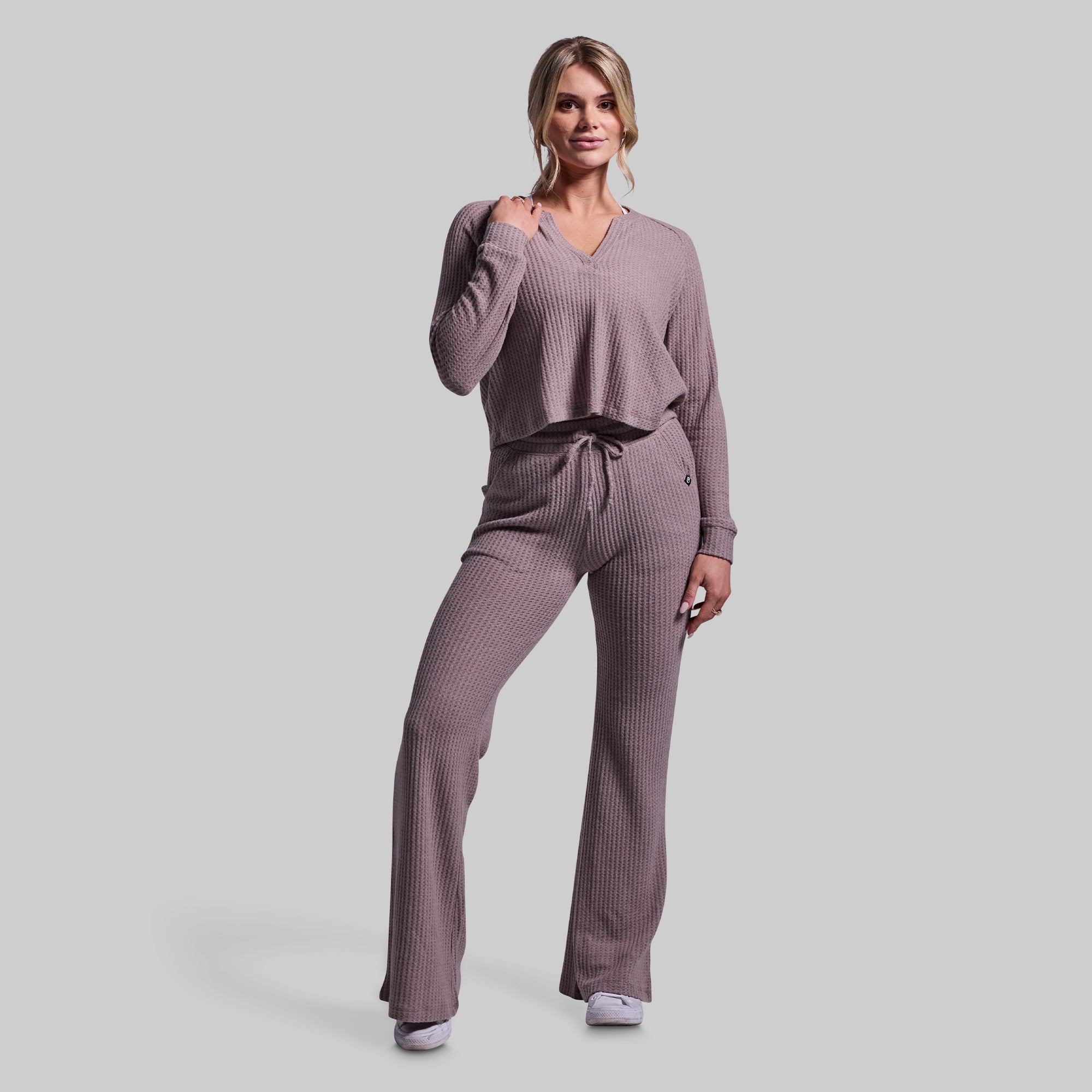 R and R Waffle Lounge Pant (Stucco) - Image 7