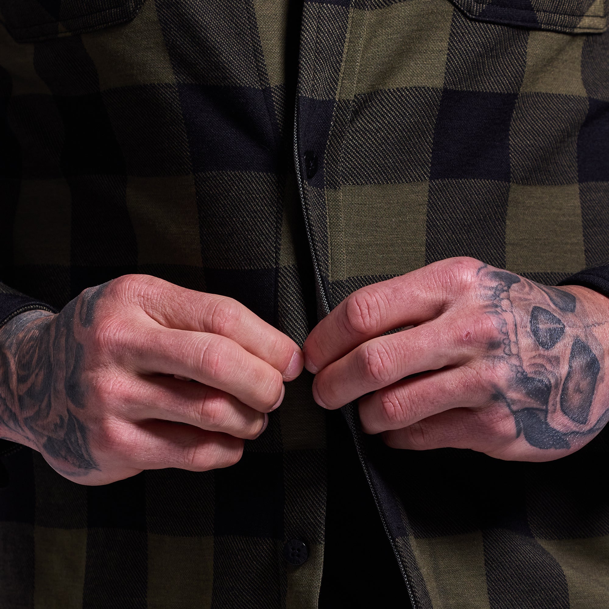 Woodsman Stretchy Flannel (Forest) - Image 10