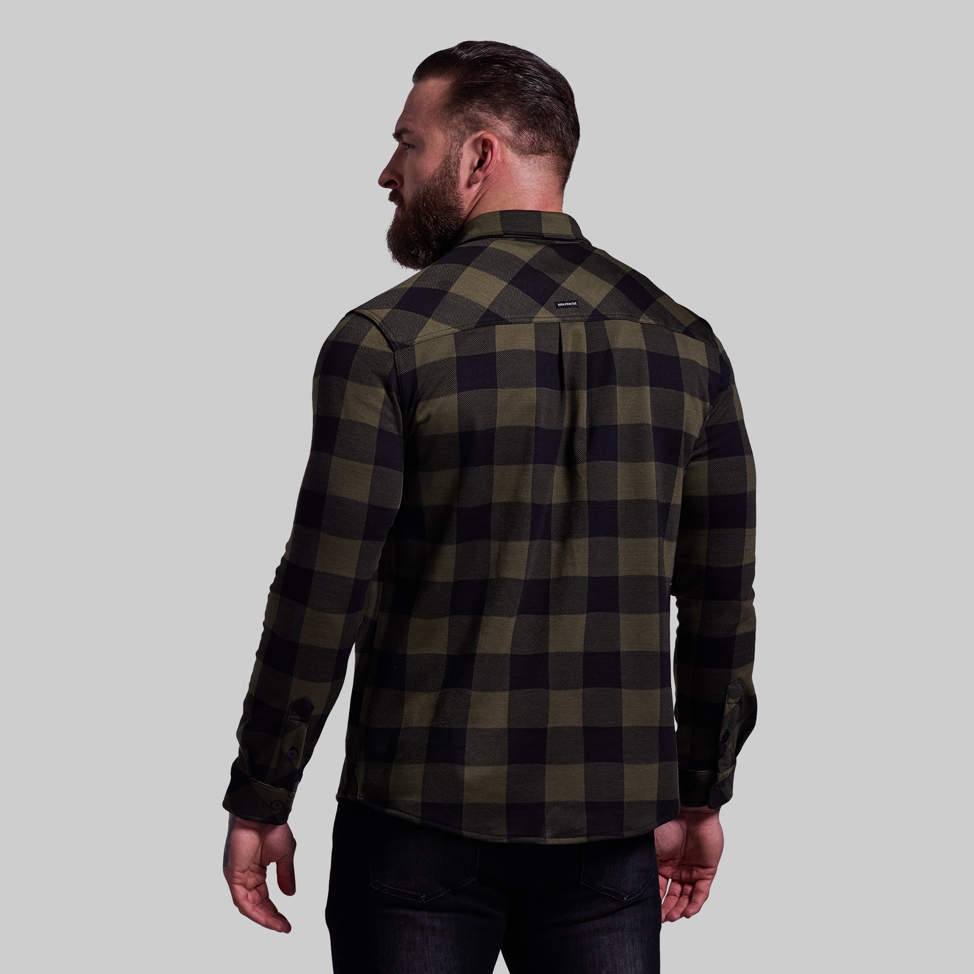 Woodsman Stretchy Flannel (Forest) - Image 6