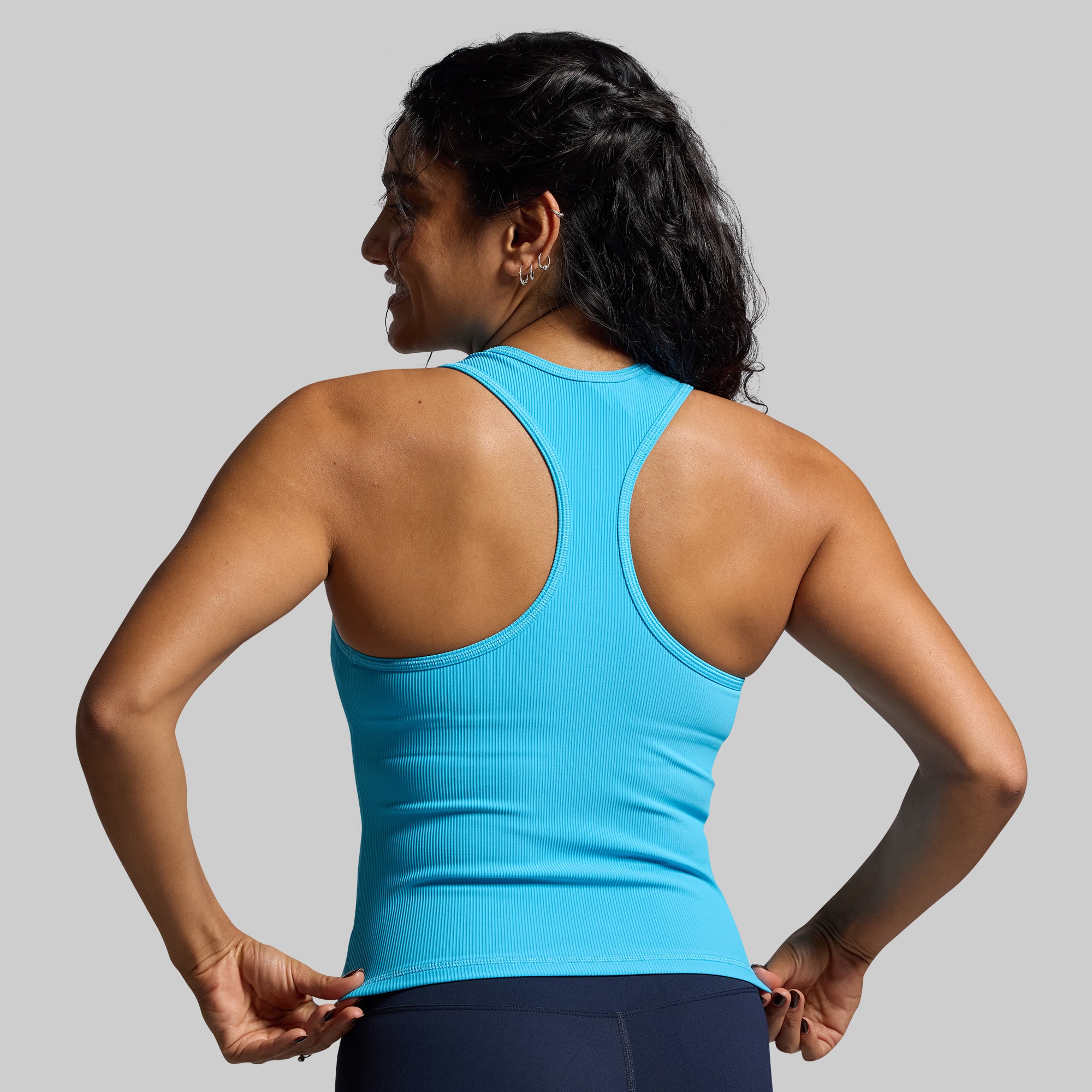 Perfect Ribbed Tank (Aquarius)