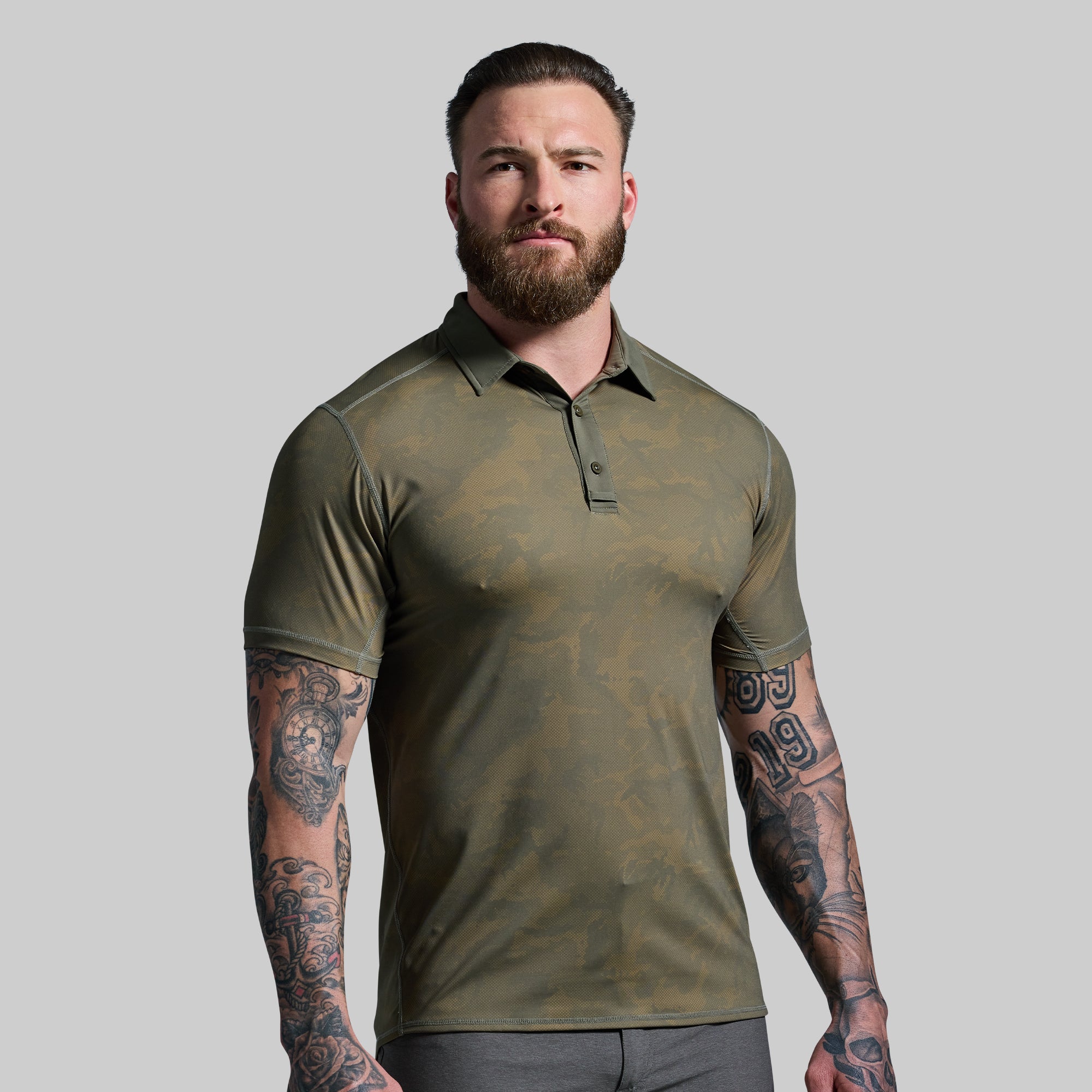 Men's Tek Polo (OD Green Camo)