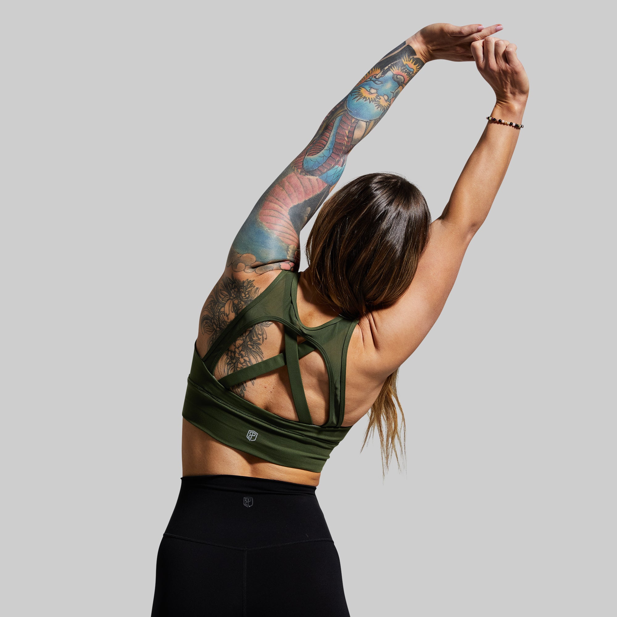 X-Factor Sports Bra (Tactical Green) - Image 3