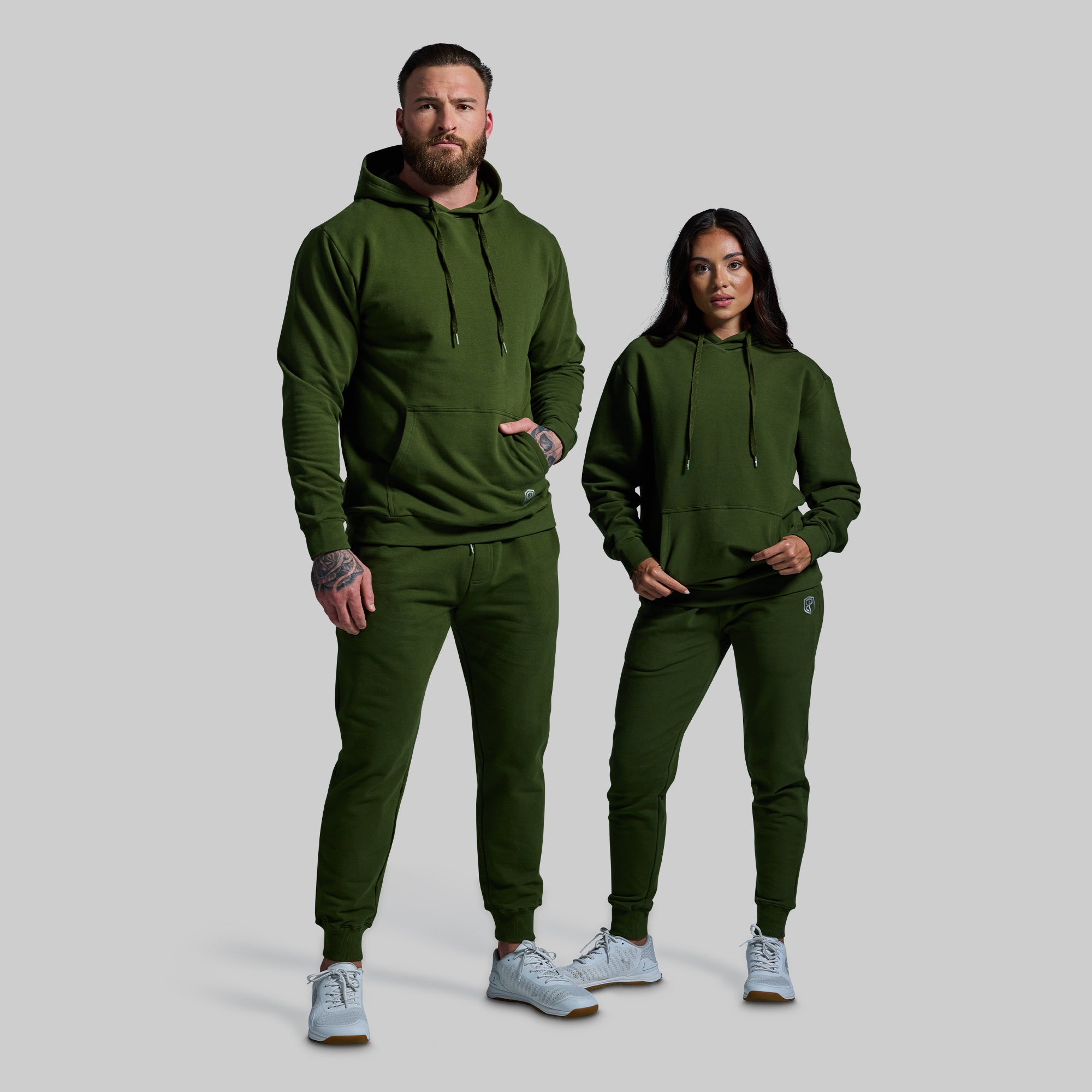 Unmatched Unisex Hoodie (Military Green) - Image 8