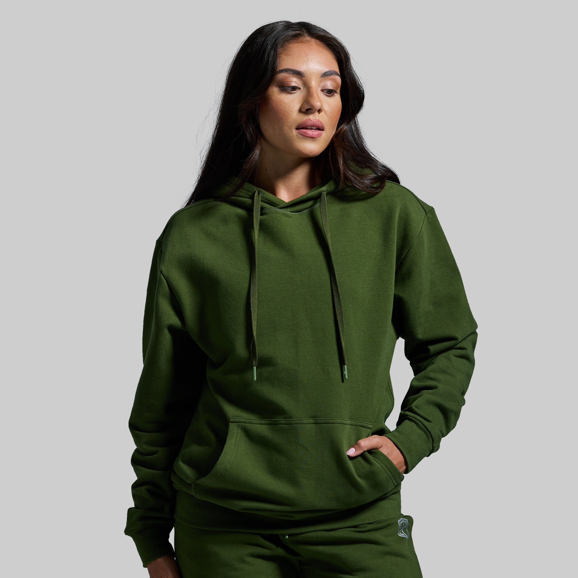 Unmatched Unisex Hoodie (Military Green) - Image 7