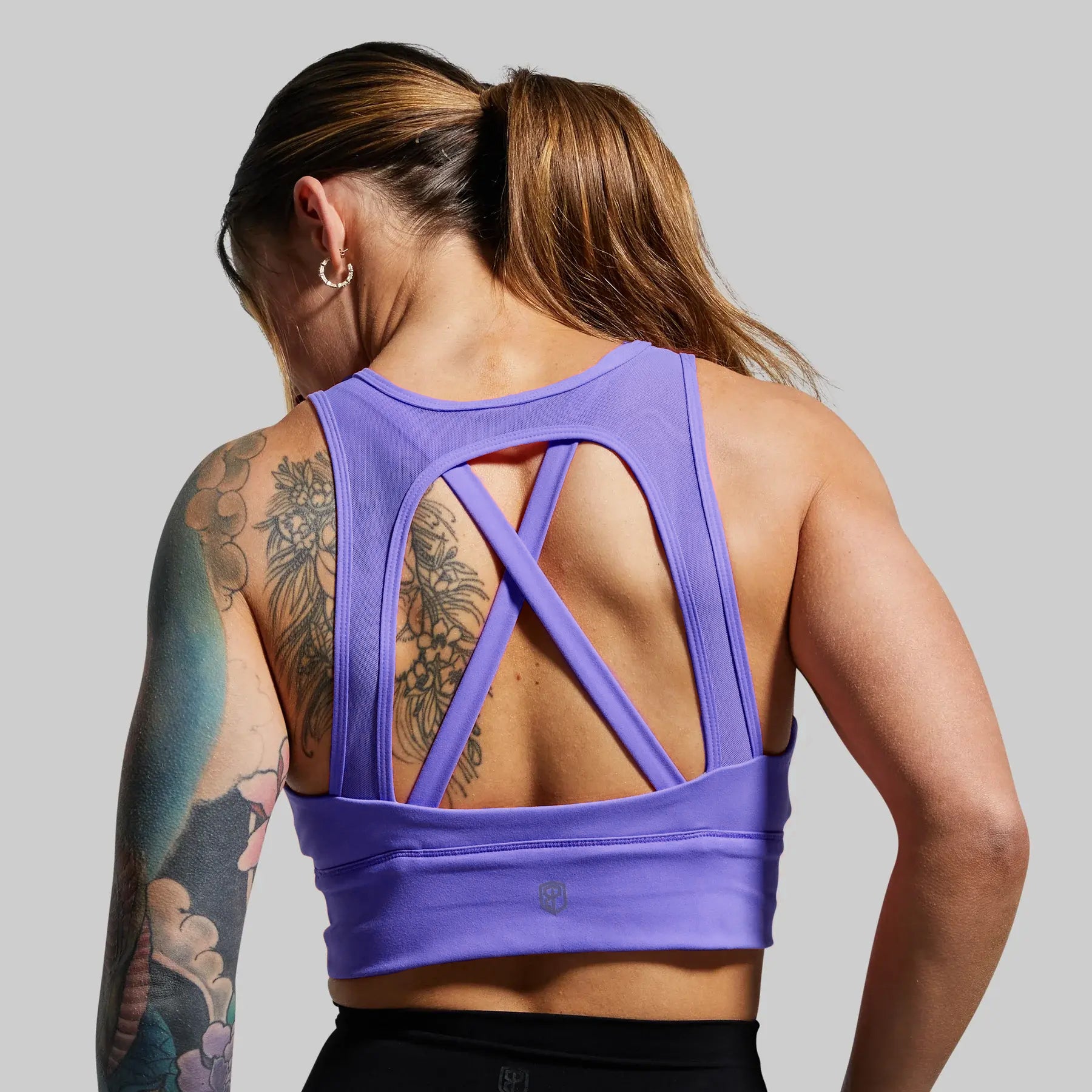 Milk and Muscles Nursing Sports Bra (Violet) - Image 2