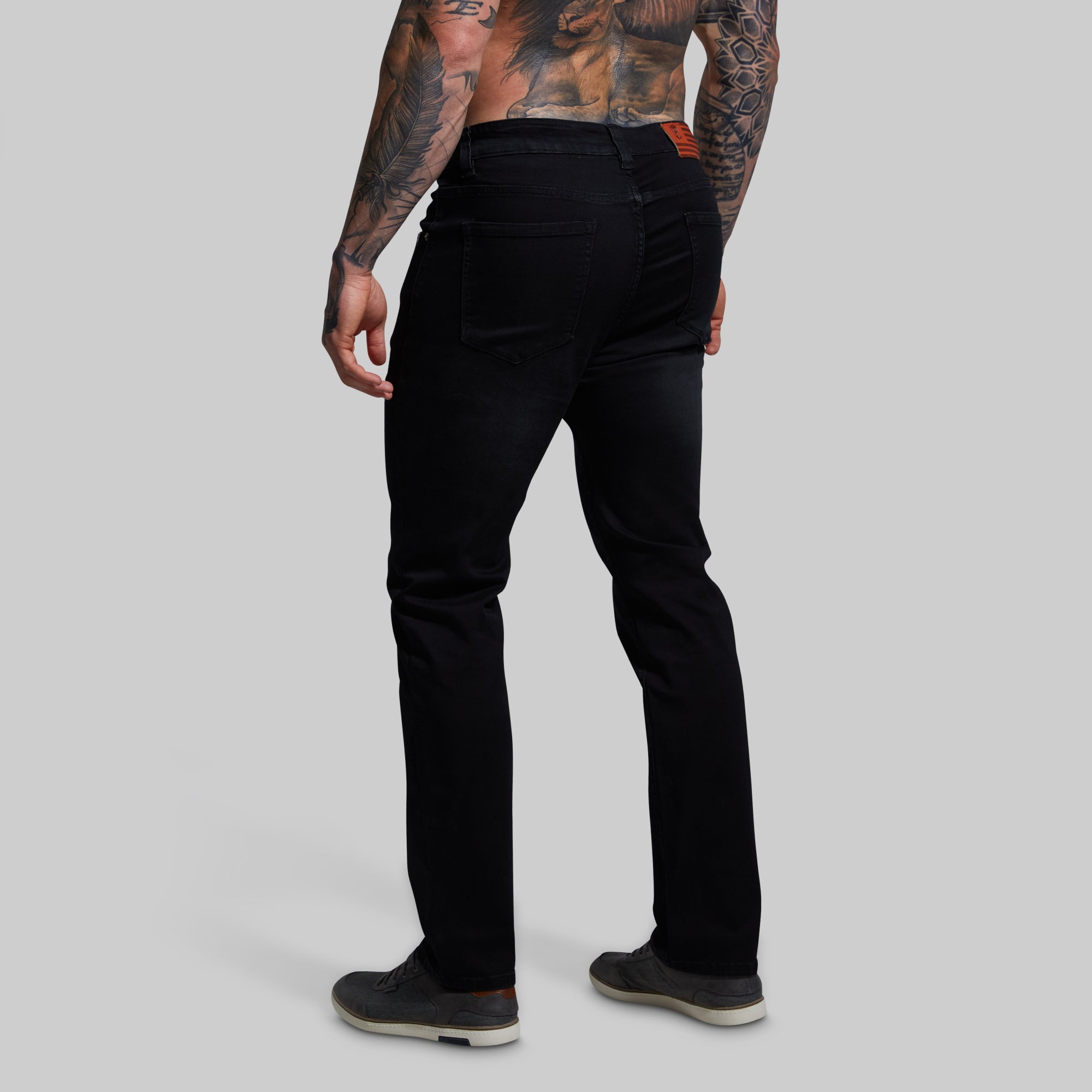 FLEX Stretchy Athletic Fit Jean (Black) - Image 2