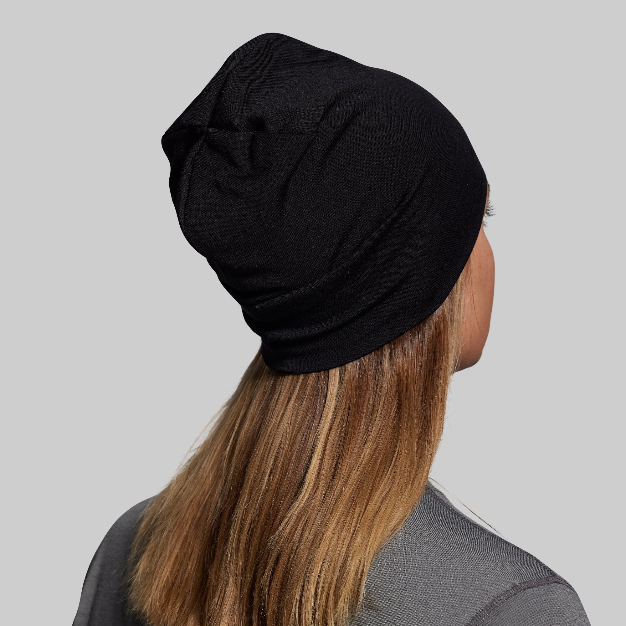 Ridgeline Merino Beanie 165 (Black) - Image 5
