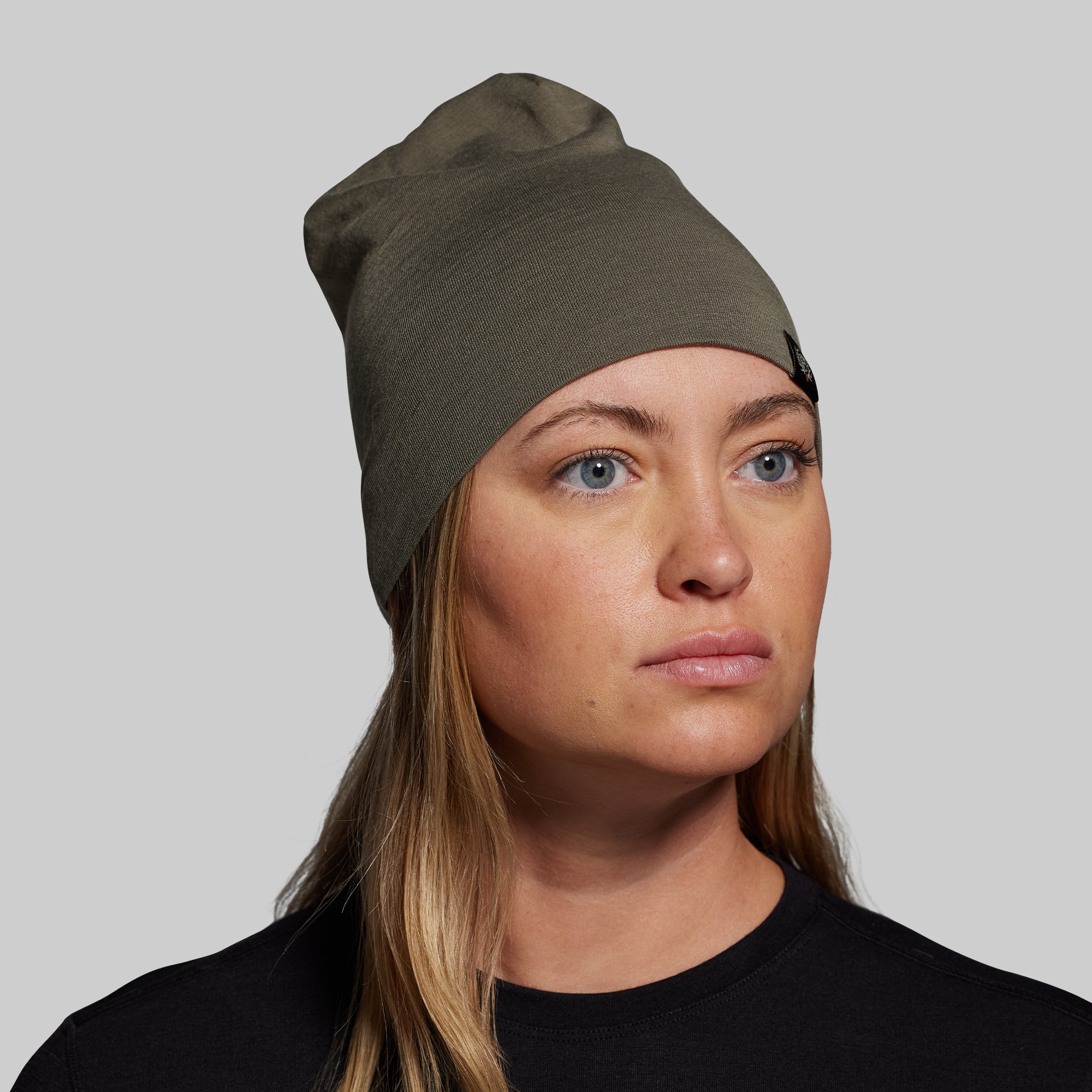Ridgeline Merino Beanie 165 (OD Green) - Image 6