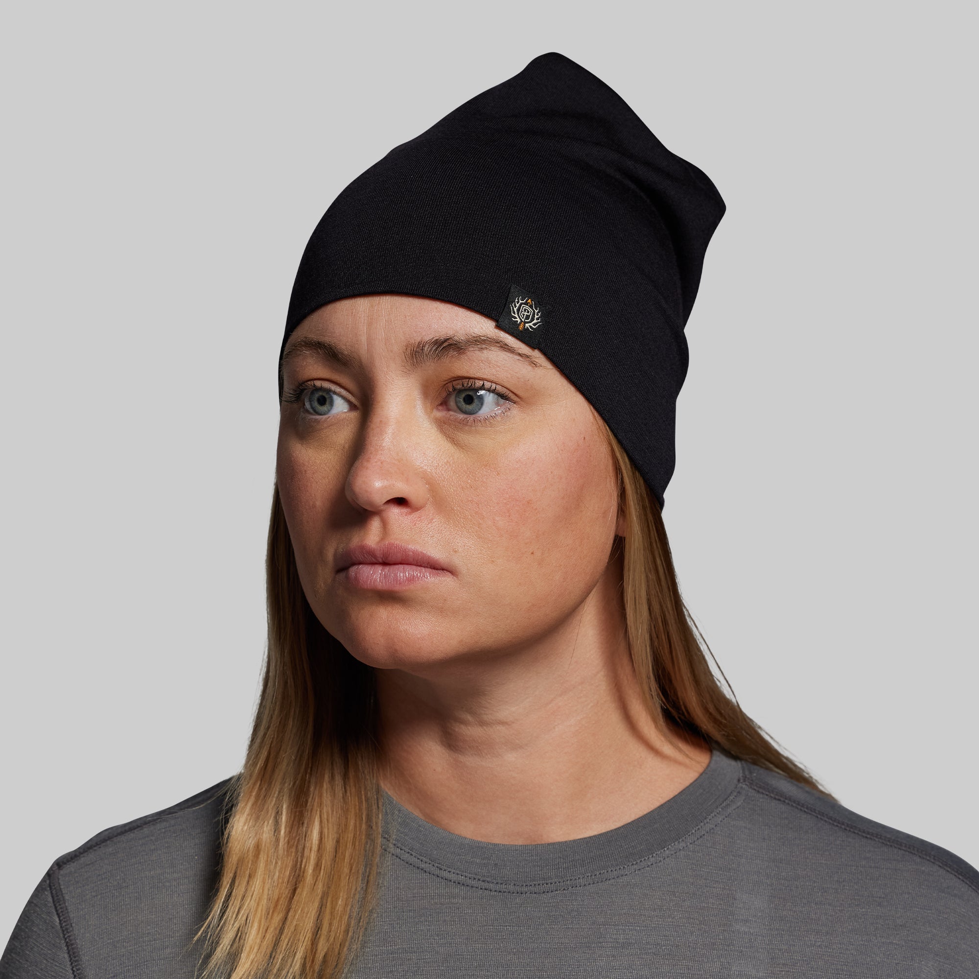 Ridgeline Merino Beanie 165 (Black) - Image 4