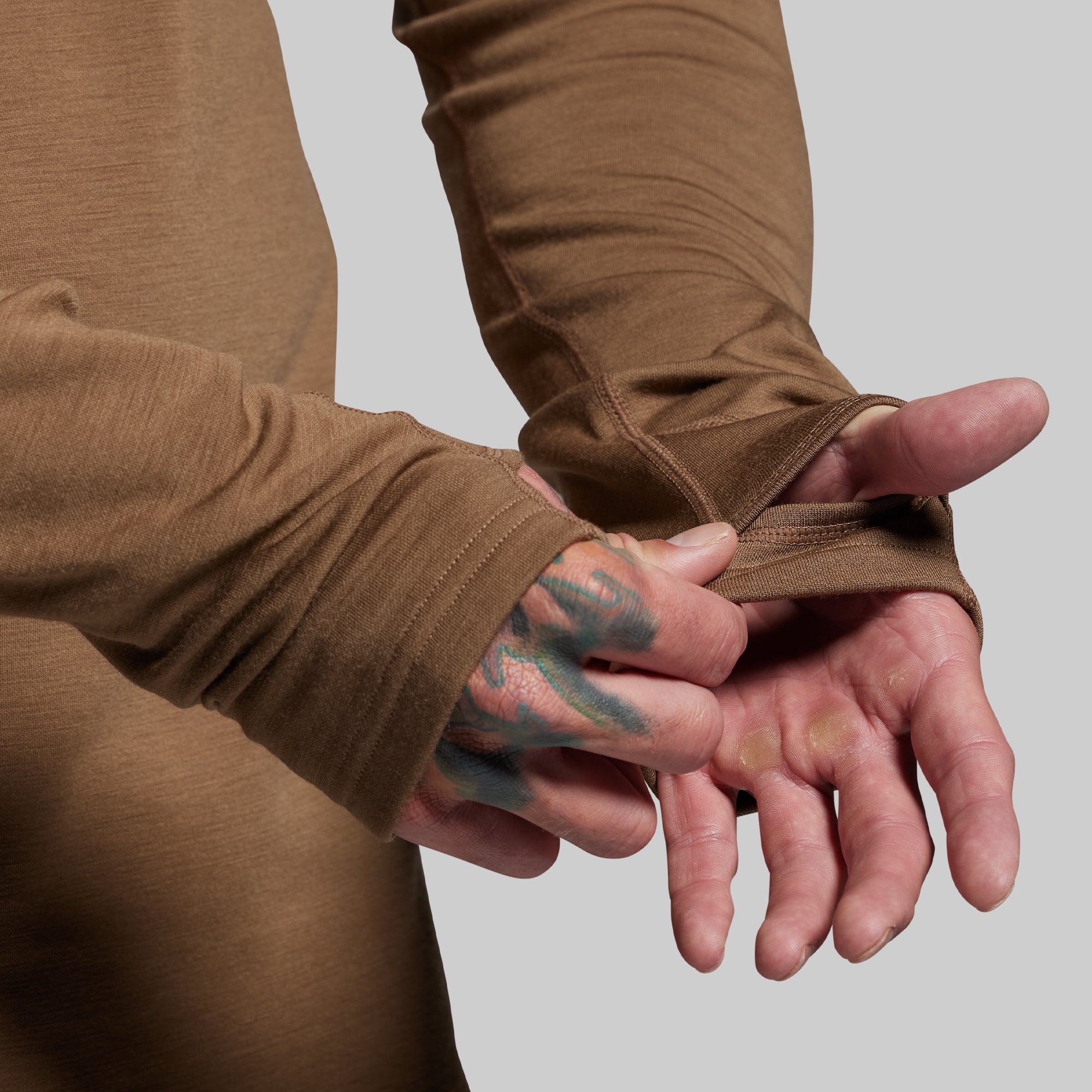 Ridgeline Merino Thermal Top 240 (Coyote Brown) - Image 4