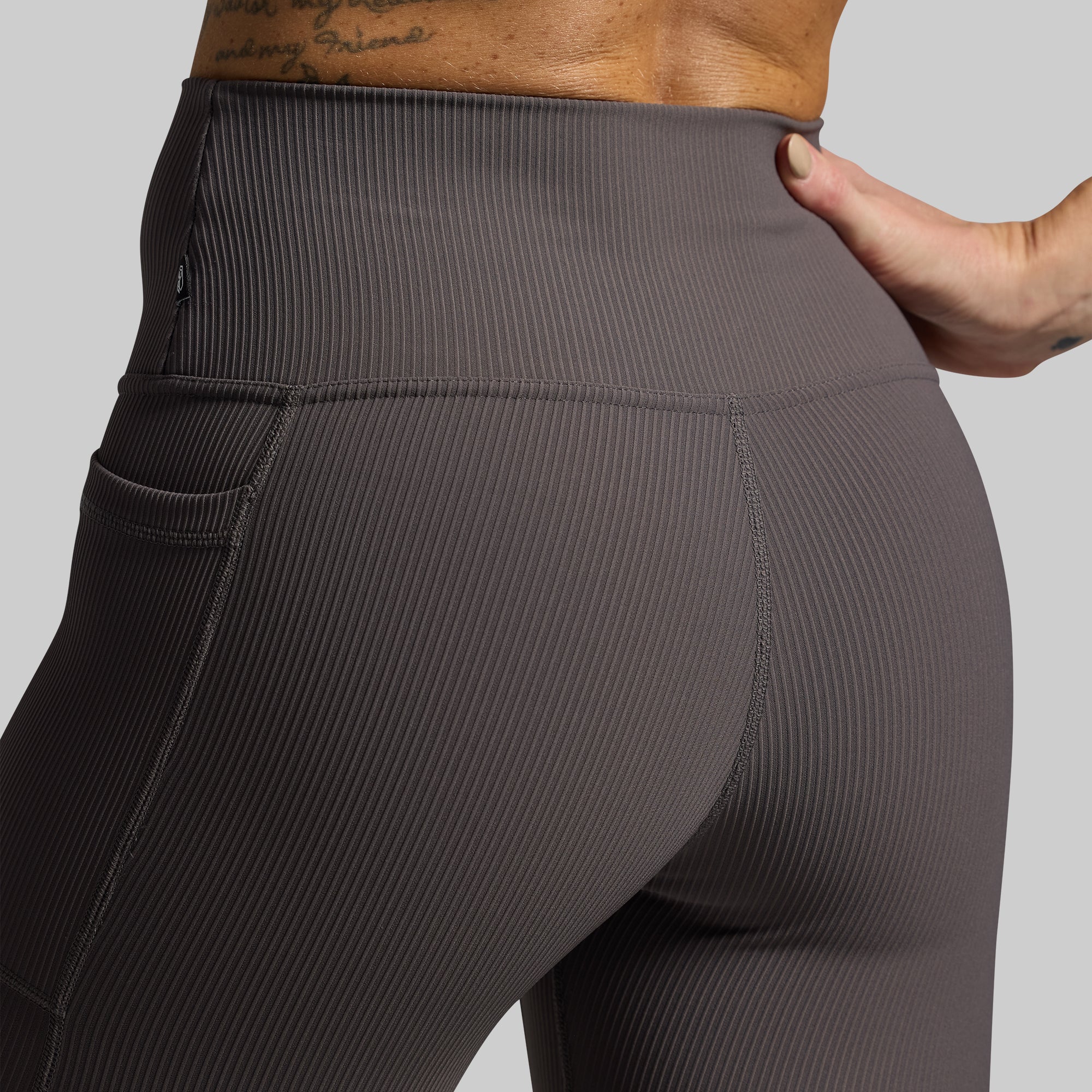 All or Nothing Capri w/ Pockets (Dark Grey) - Image 5