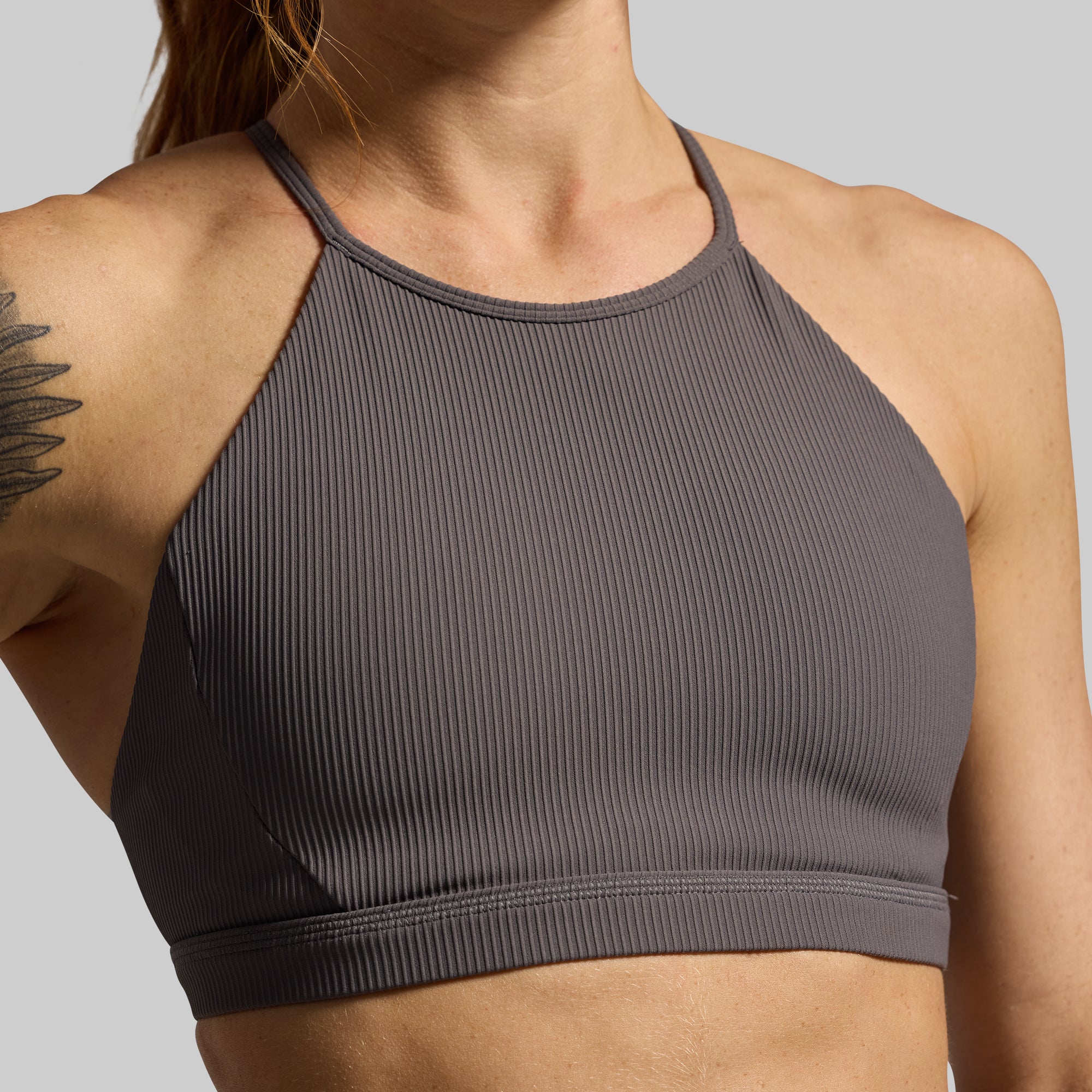 Break the Limits Sports Bra (Dark Grey) - Image 4