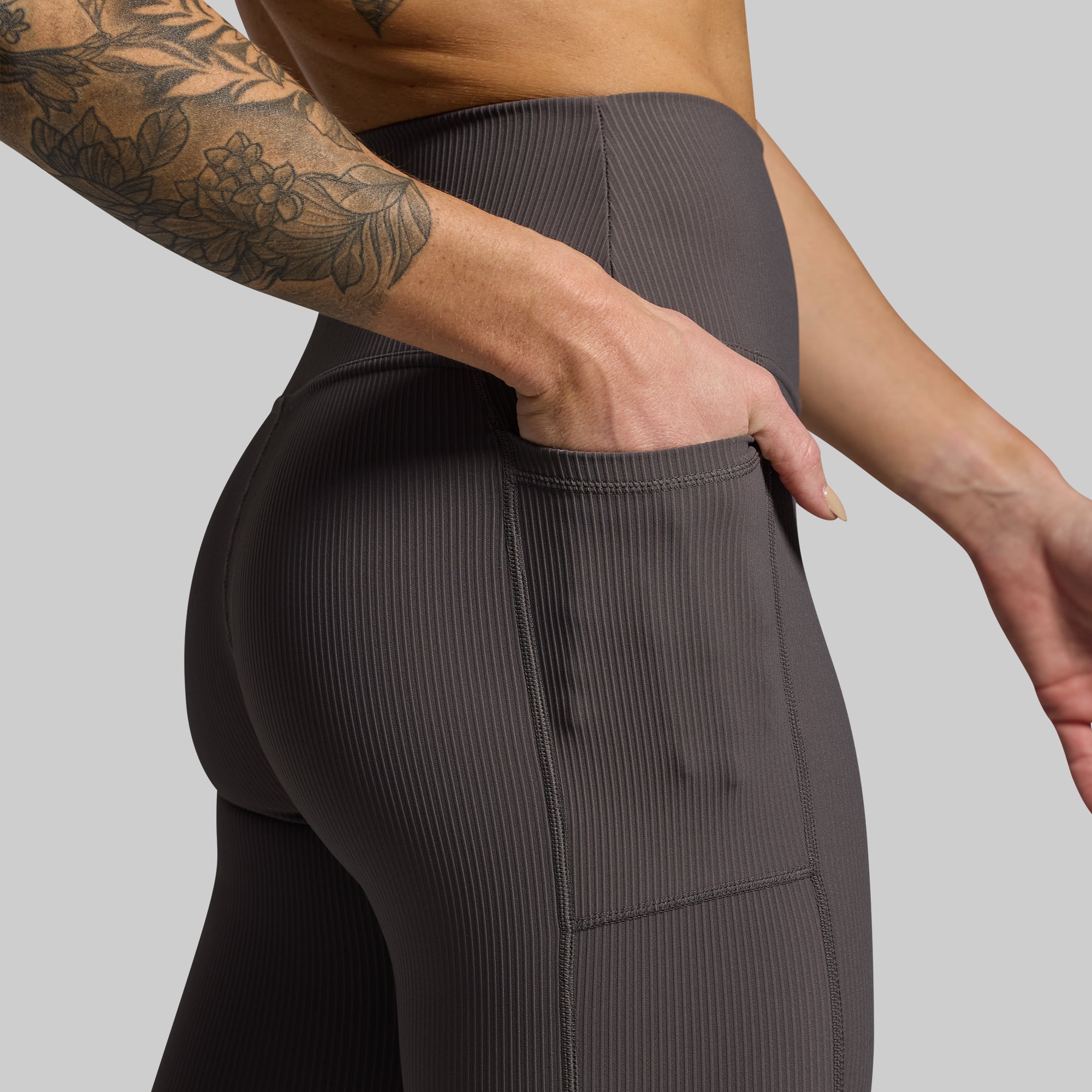 All or Nothing Capri w/ Pockets (Dark Grey) - Image 3