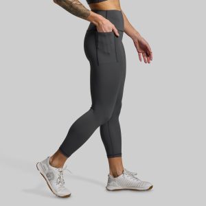 Your Go To Legging w/ Pockets 2.0 (Gunmetal)