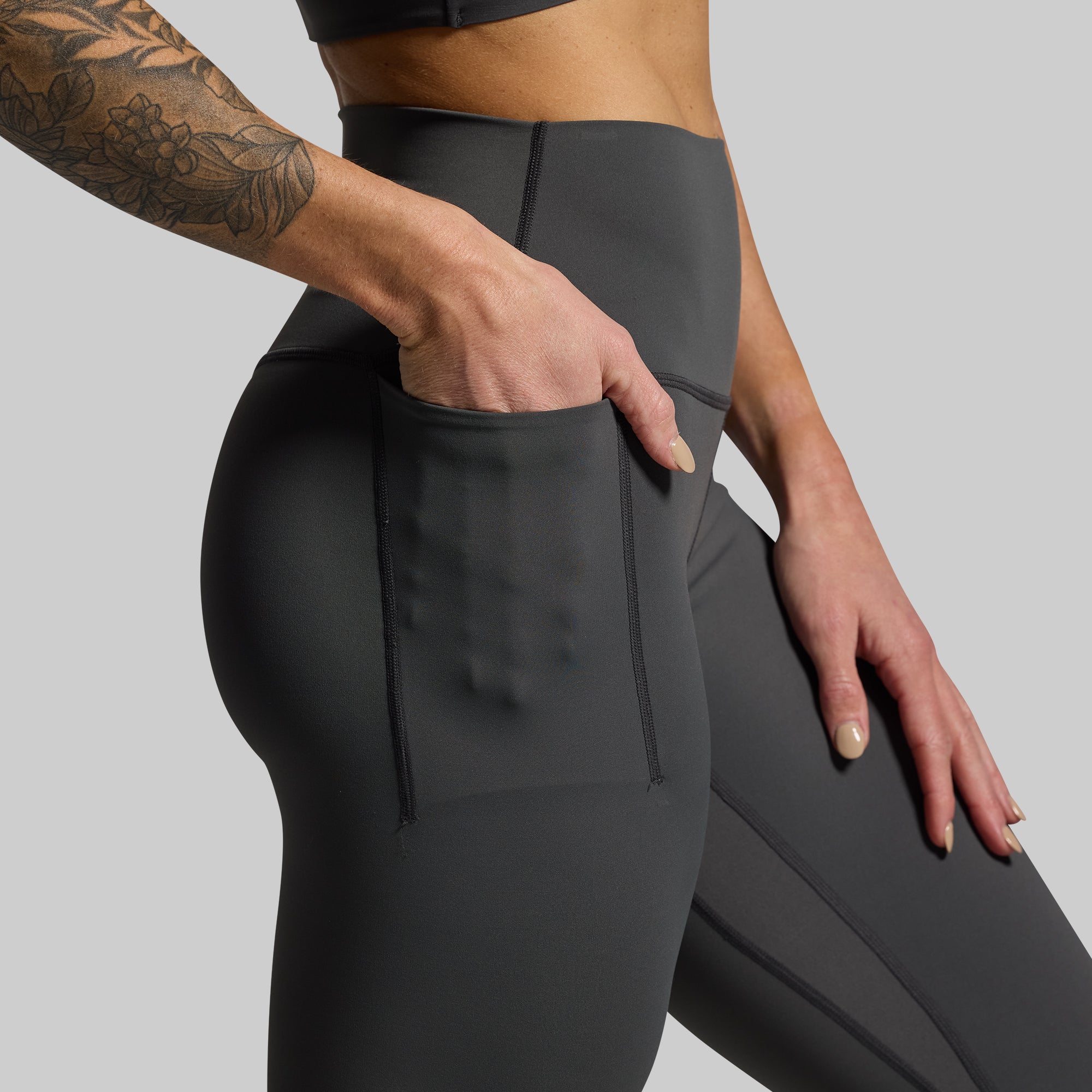 Your Go To Legging w/ Pockets 2.0 (Gunmetal) - Image 5