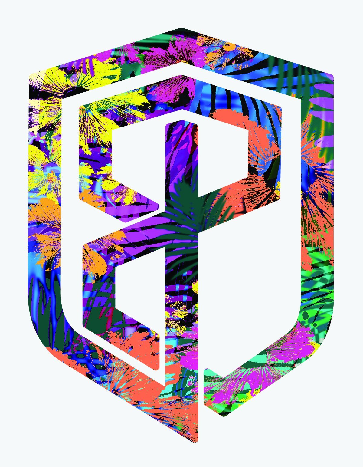 Born Primitive Decal (Technicolor Jungle)