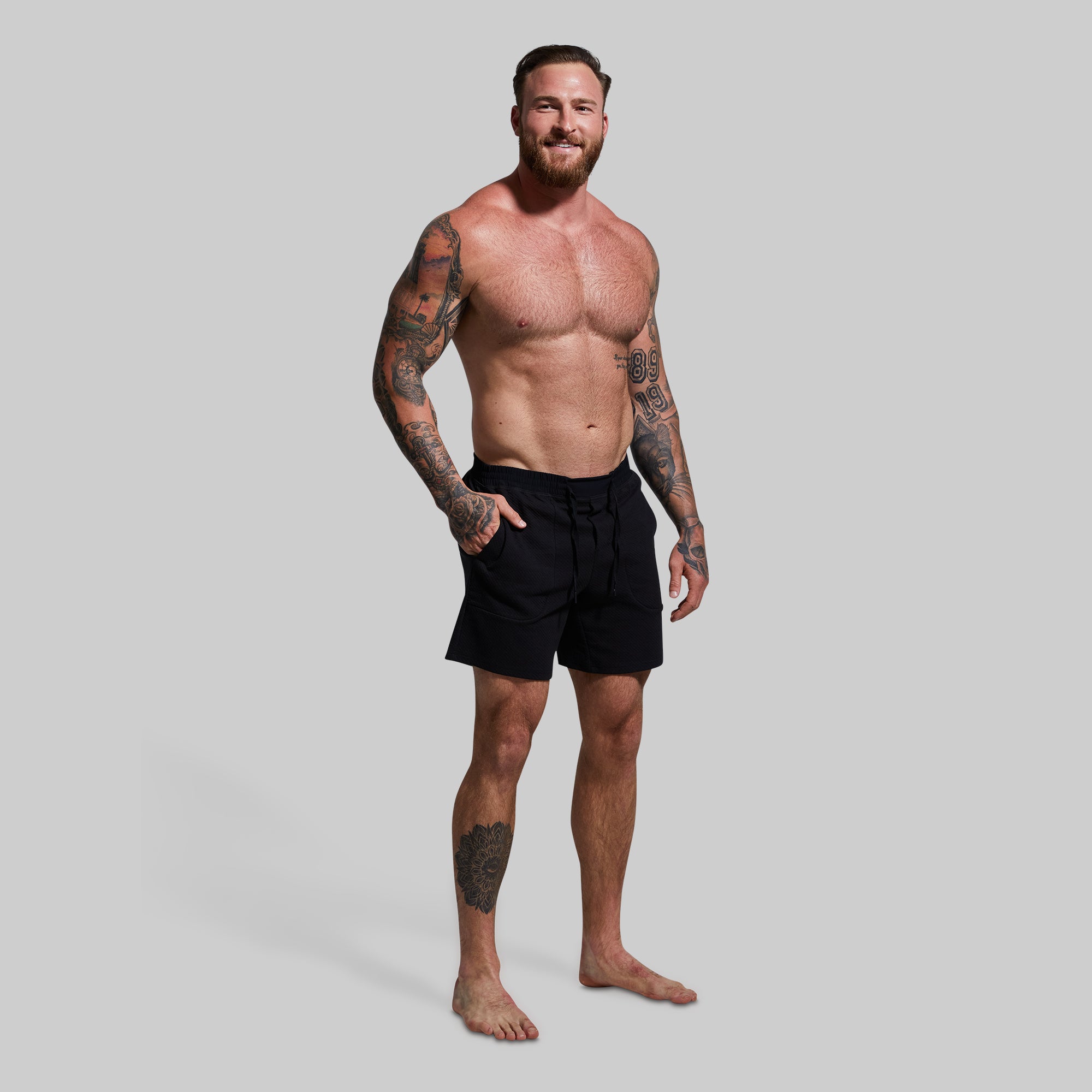 Men's Cloud Short Set (Black) - Image 2