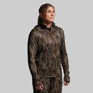 Women's Quiver Half Zip Hoodie 2.0 (Mossy Oak? Original Bottomland?)