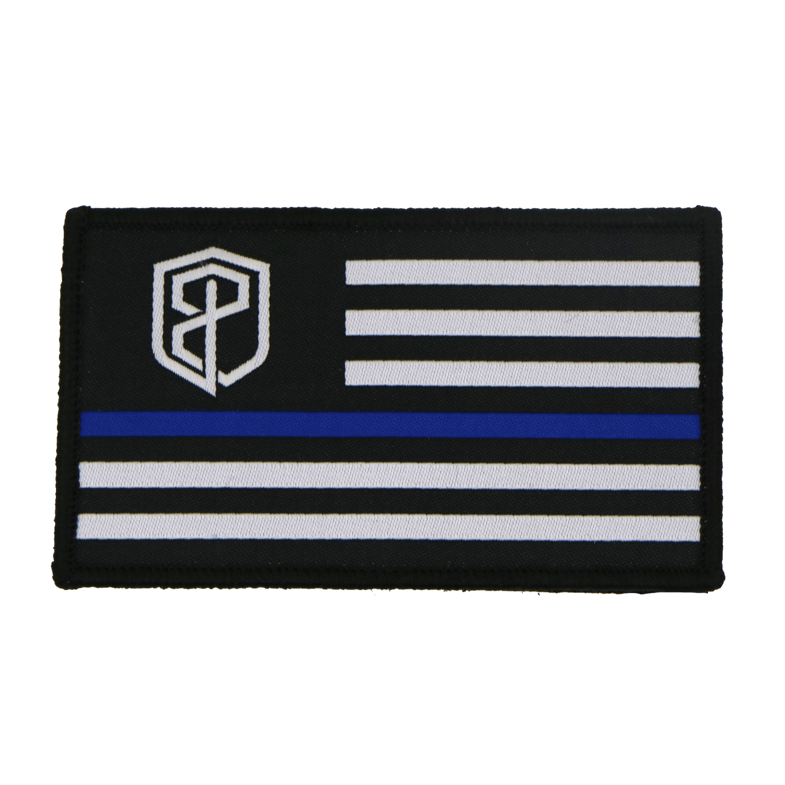 Born Primitive Velcro Flag Patch (Thin Blue Line)