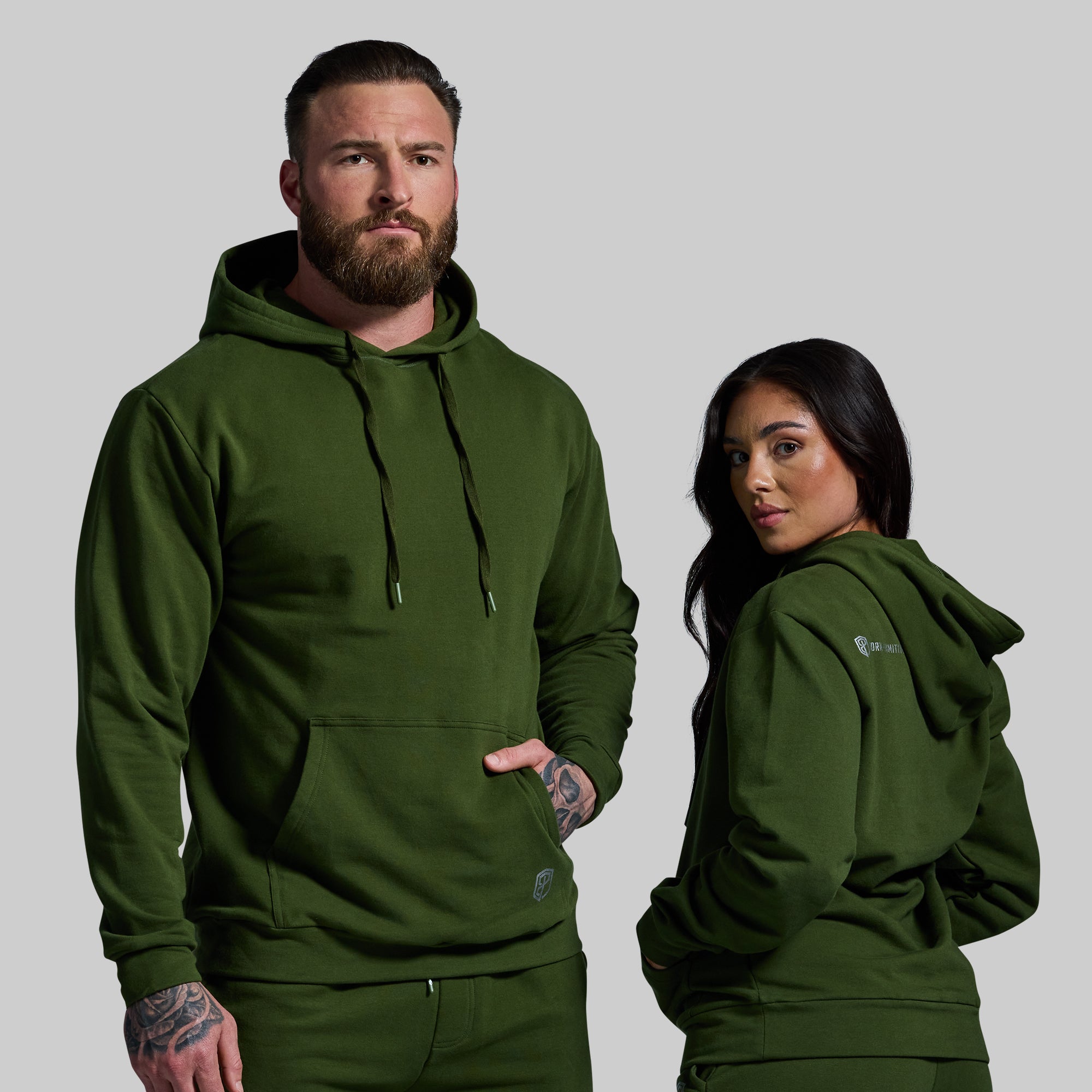 Unmatched Unisex Hoodie (Military Green) - Image 9