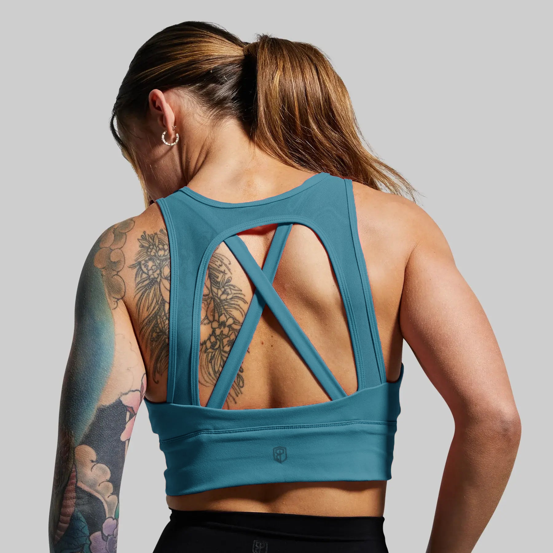 Milk and Muscles Nursing Sports Bra (Prussian) - Image 2