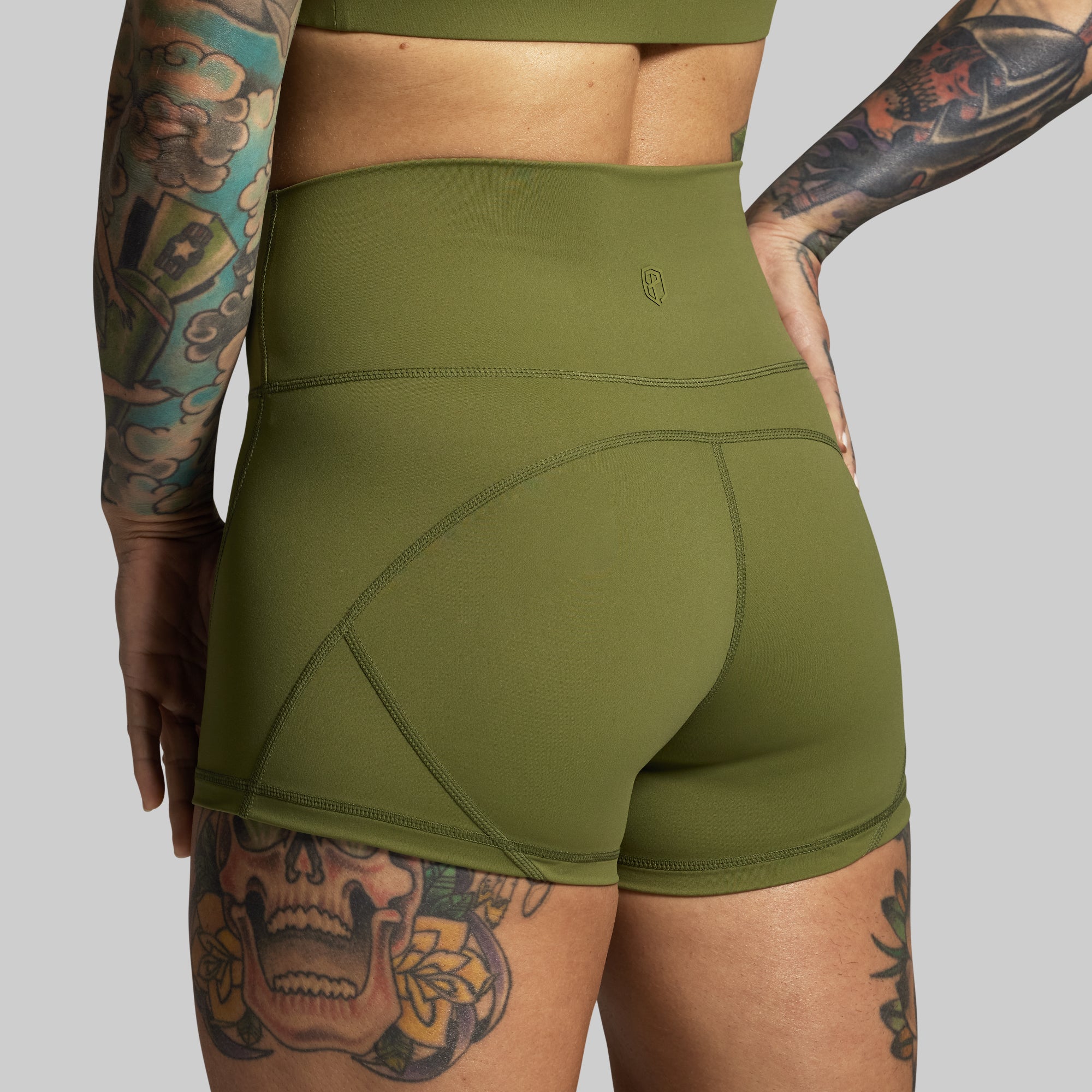 Your Go To Booty Short (Army Green) - Image 2