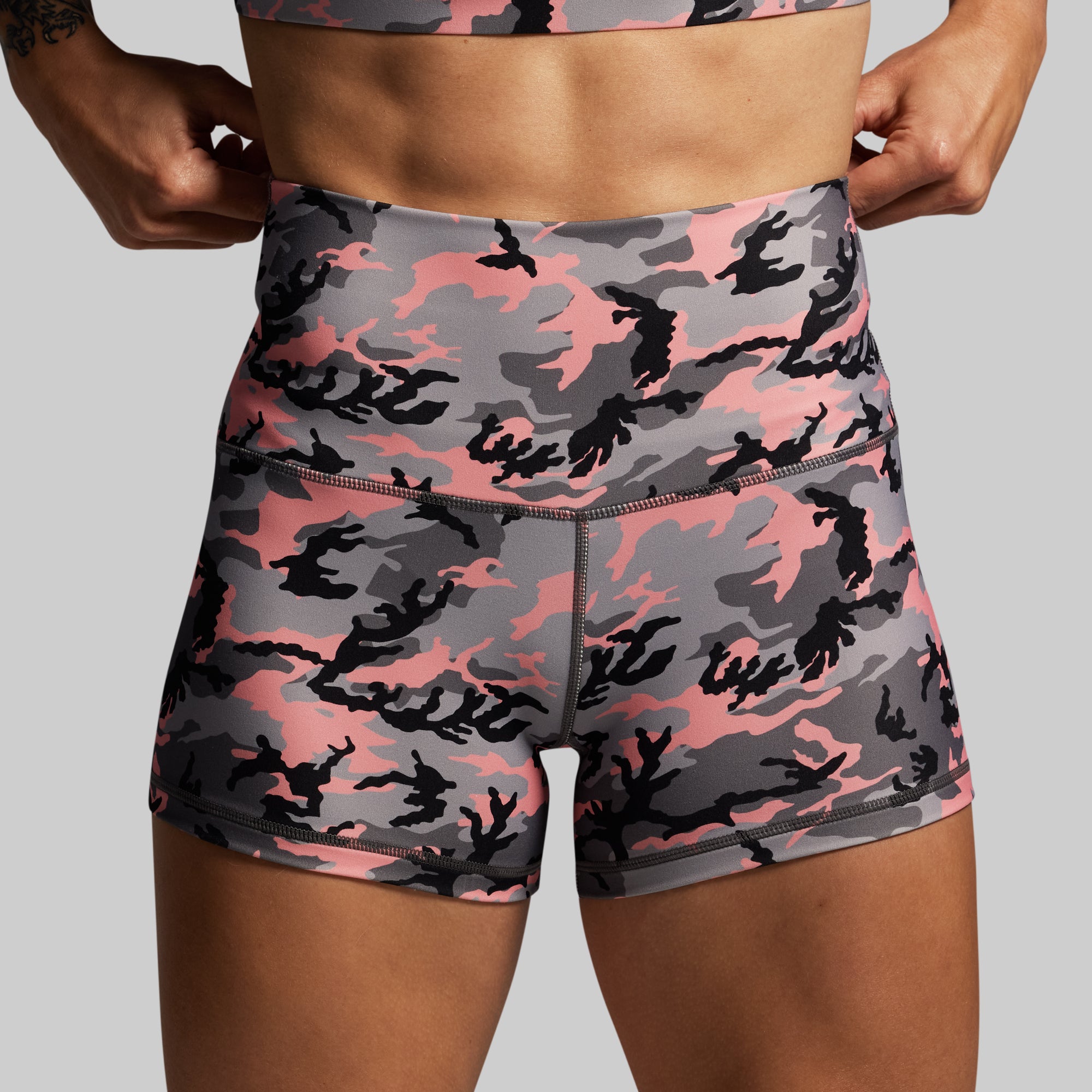 New Heights Booty Short (Pink Woodland)