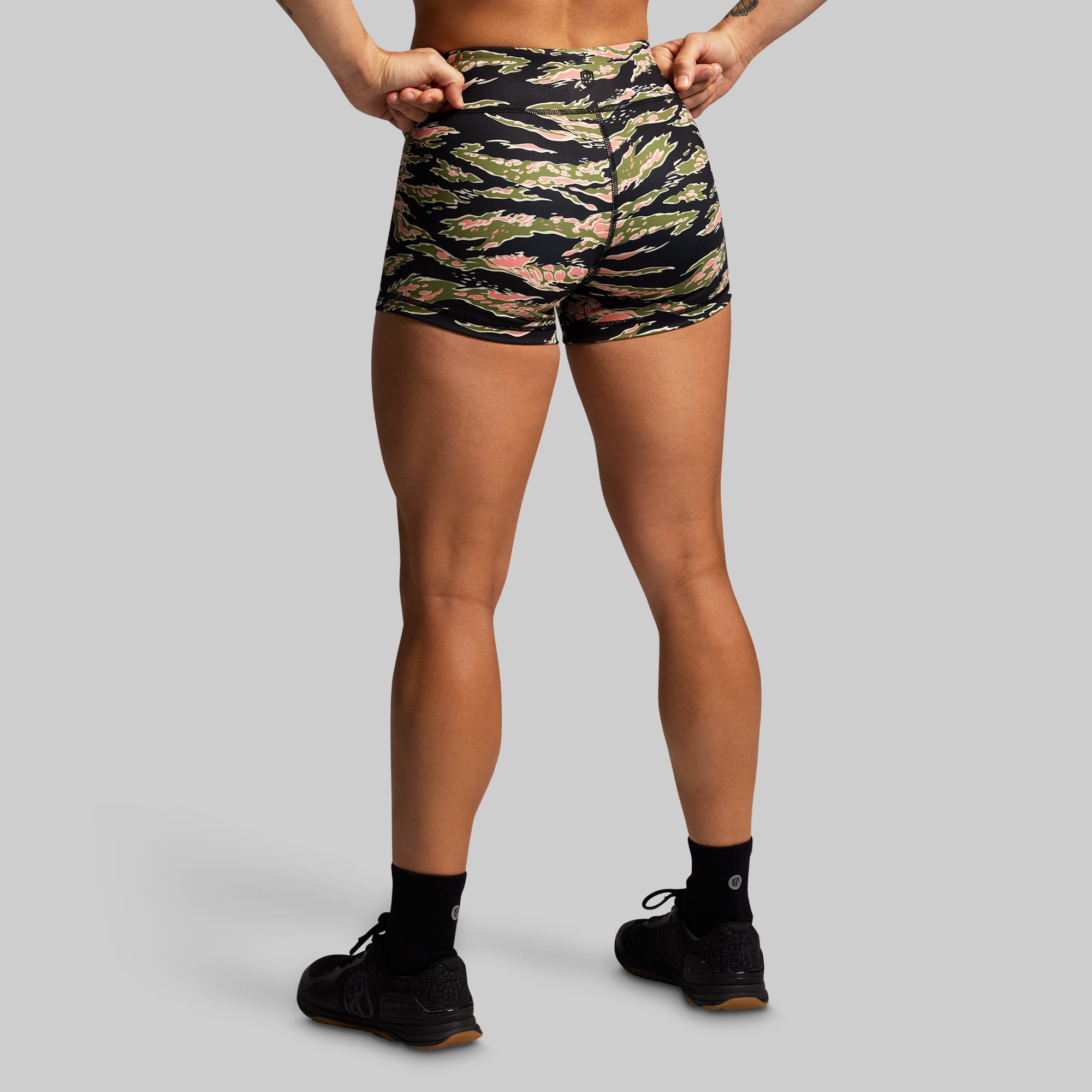 Double Take Booty Short (Pink Jungle Tiger) - Image 5