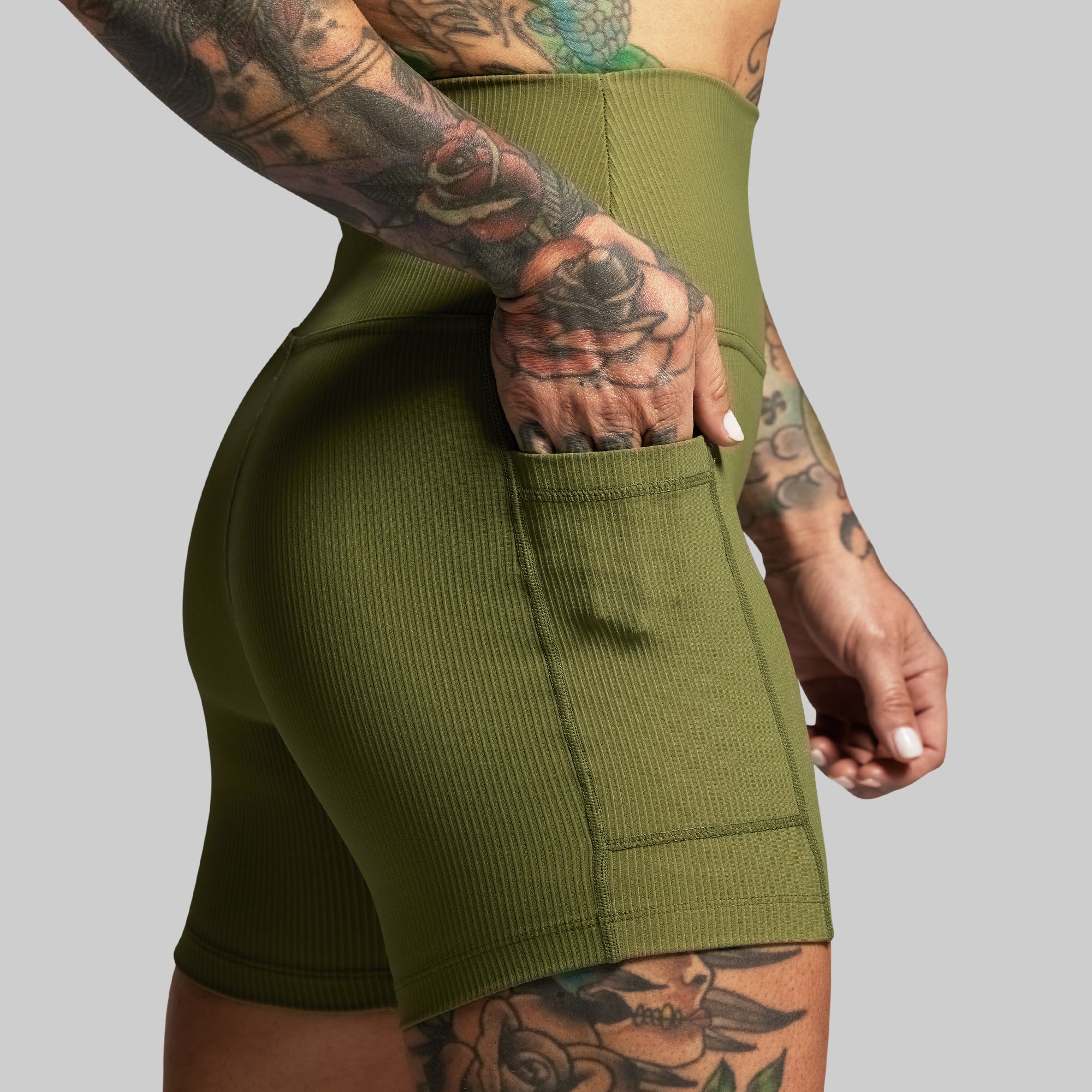 All or Nothing Short (Army Green) - Image 3