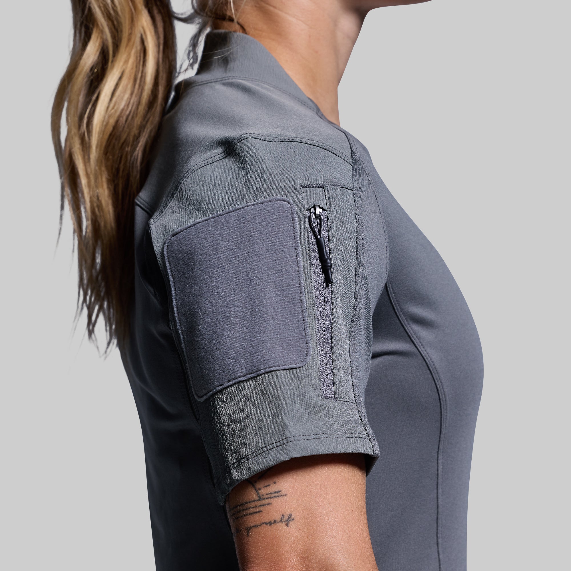 Women's Op Top (Wolf Grey) - Image 3