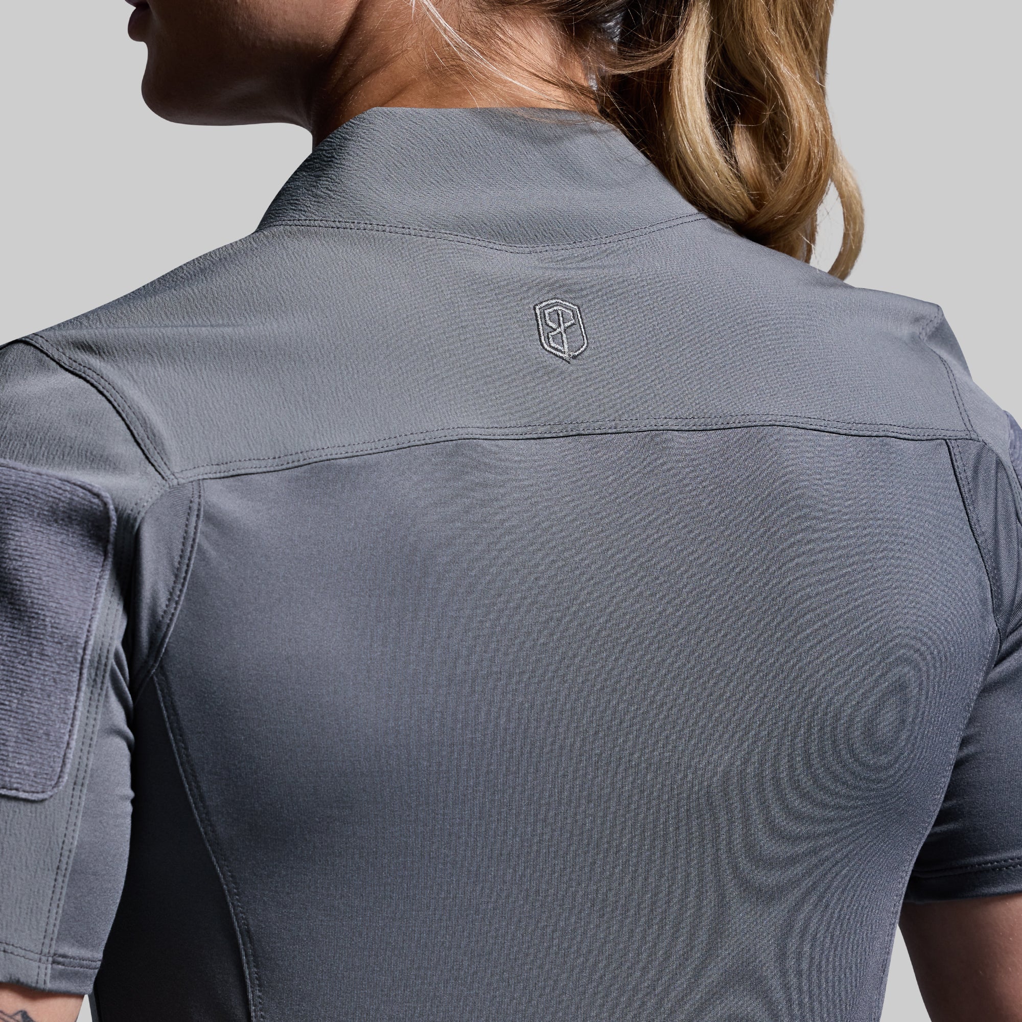 Women's Op Top (Wolf Grey) - Image 5