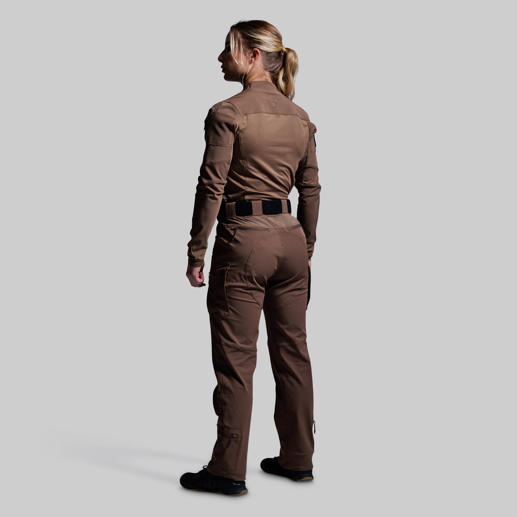 Women's Long Sleeve Op Top (Coyote Brown) - Image 8