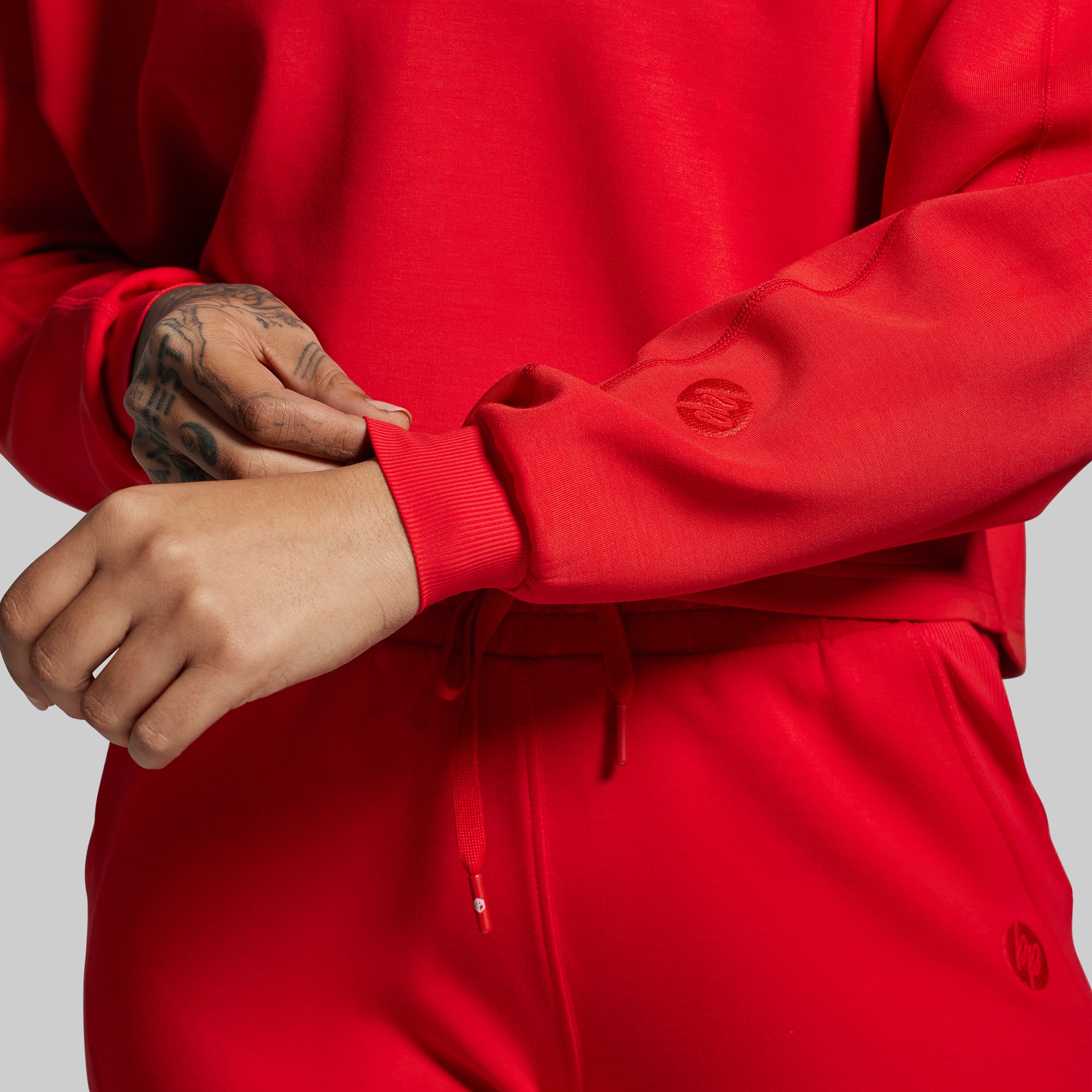 Lounge Lux Cropped Pullover (Adrenaline) - Image 3