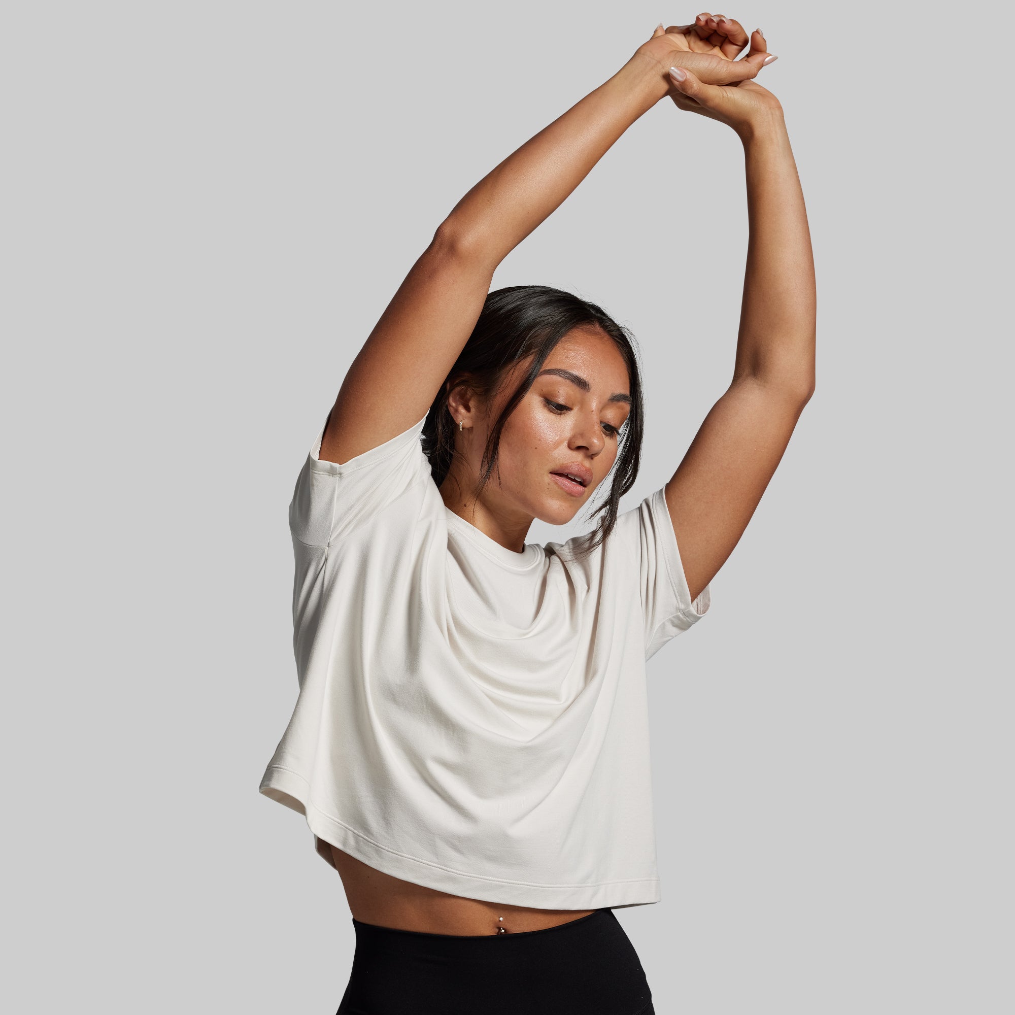 BP Premium Basic Crop Tee (Sand) - Image 2