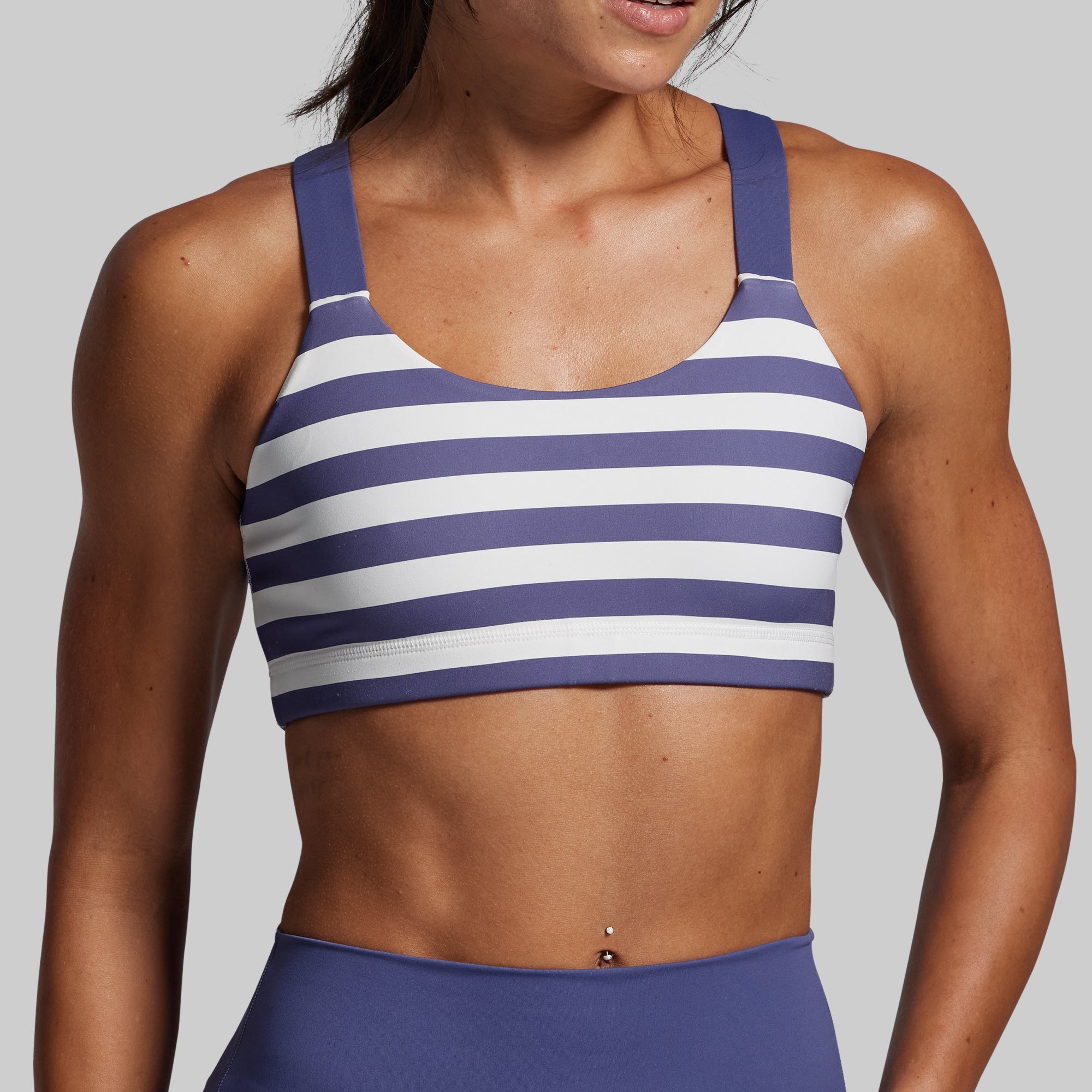 Moxie Sports Bra (Deep Sky Stripe) - Image 2