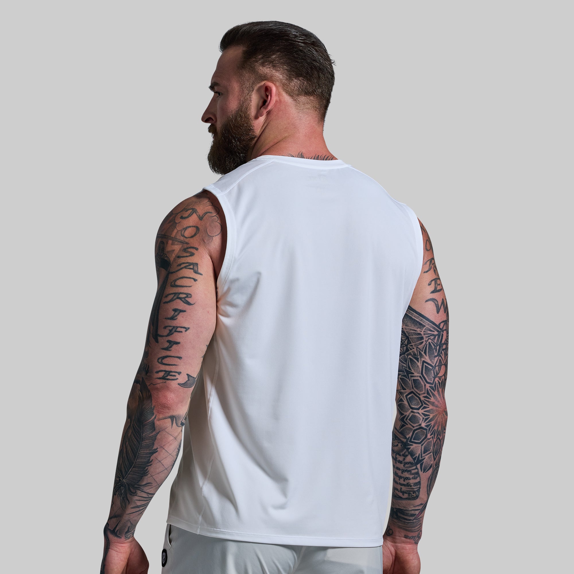 Training Muscle Tank (White) - Image 2