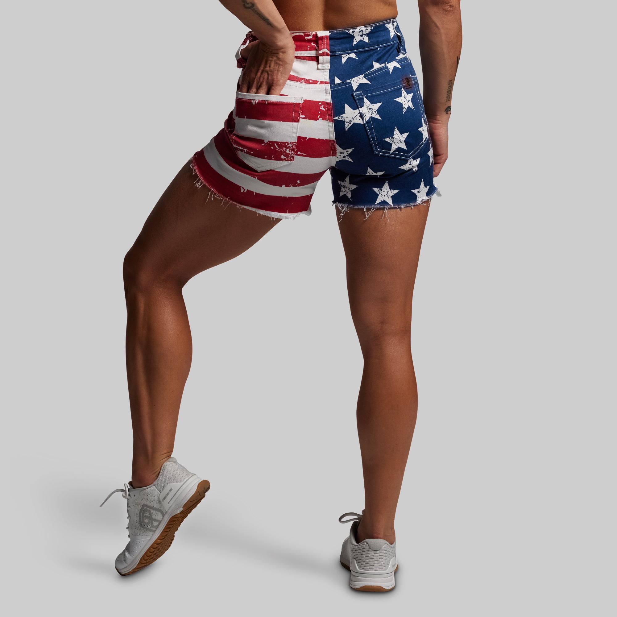 FLEX Stretchy Jean Short (American Flag) - Image 6