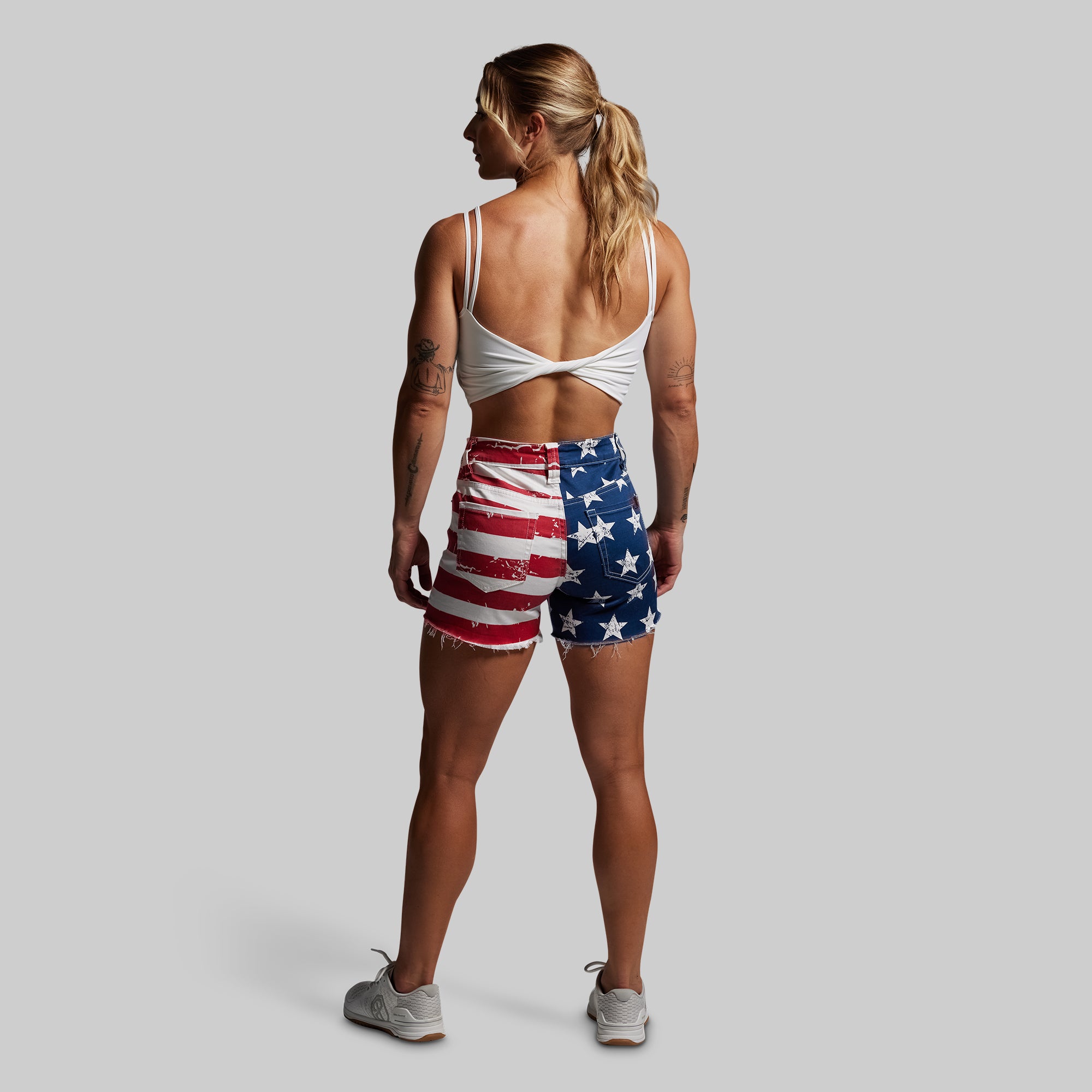 FLEX Stretchy Jean Short (American Flag) - Image 8