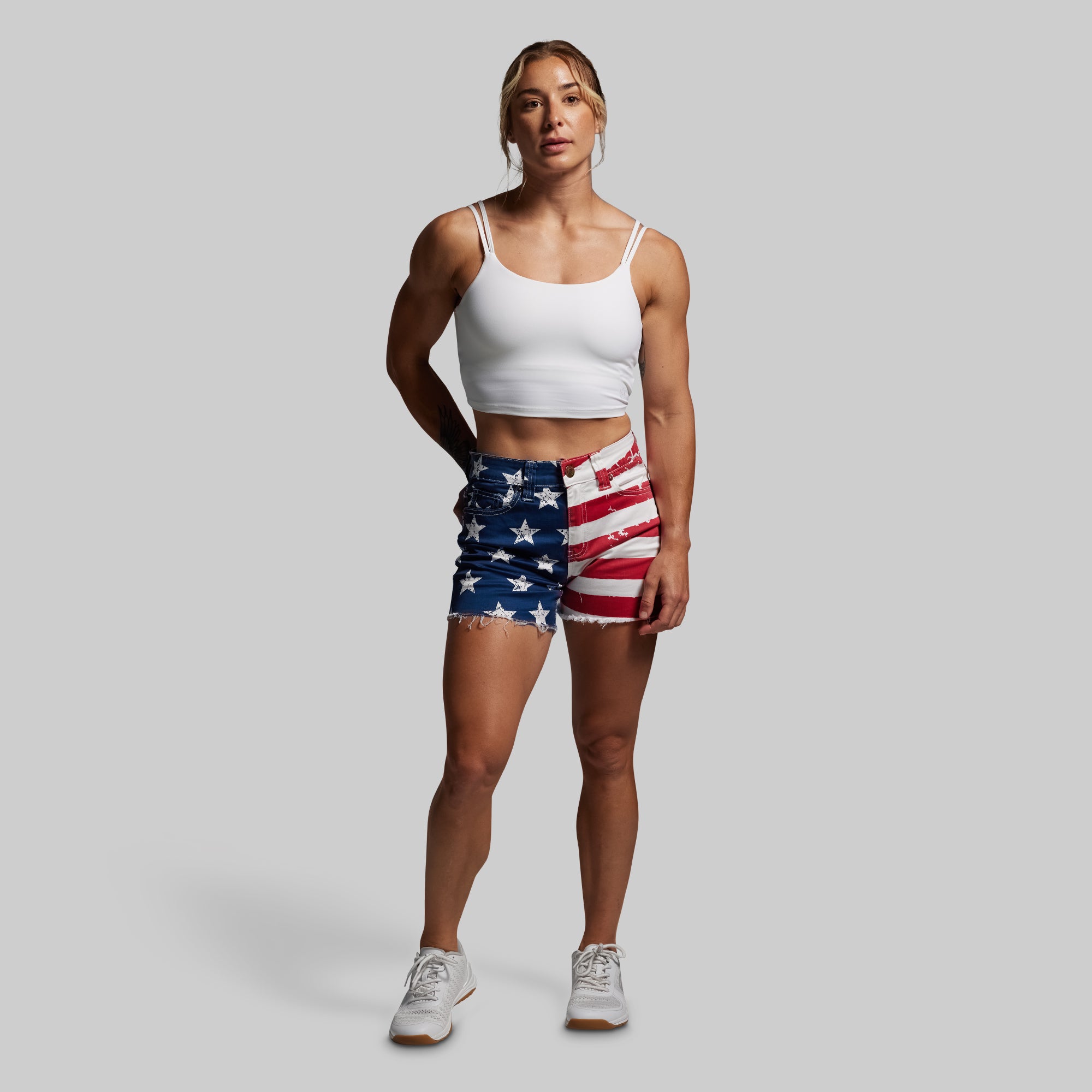 FLEX Stretchy Jean Short (American Flag) - Image 7