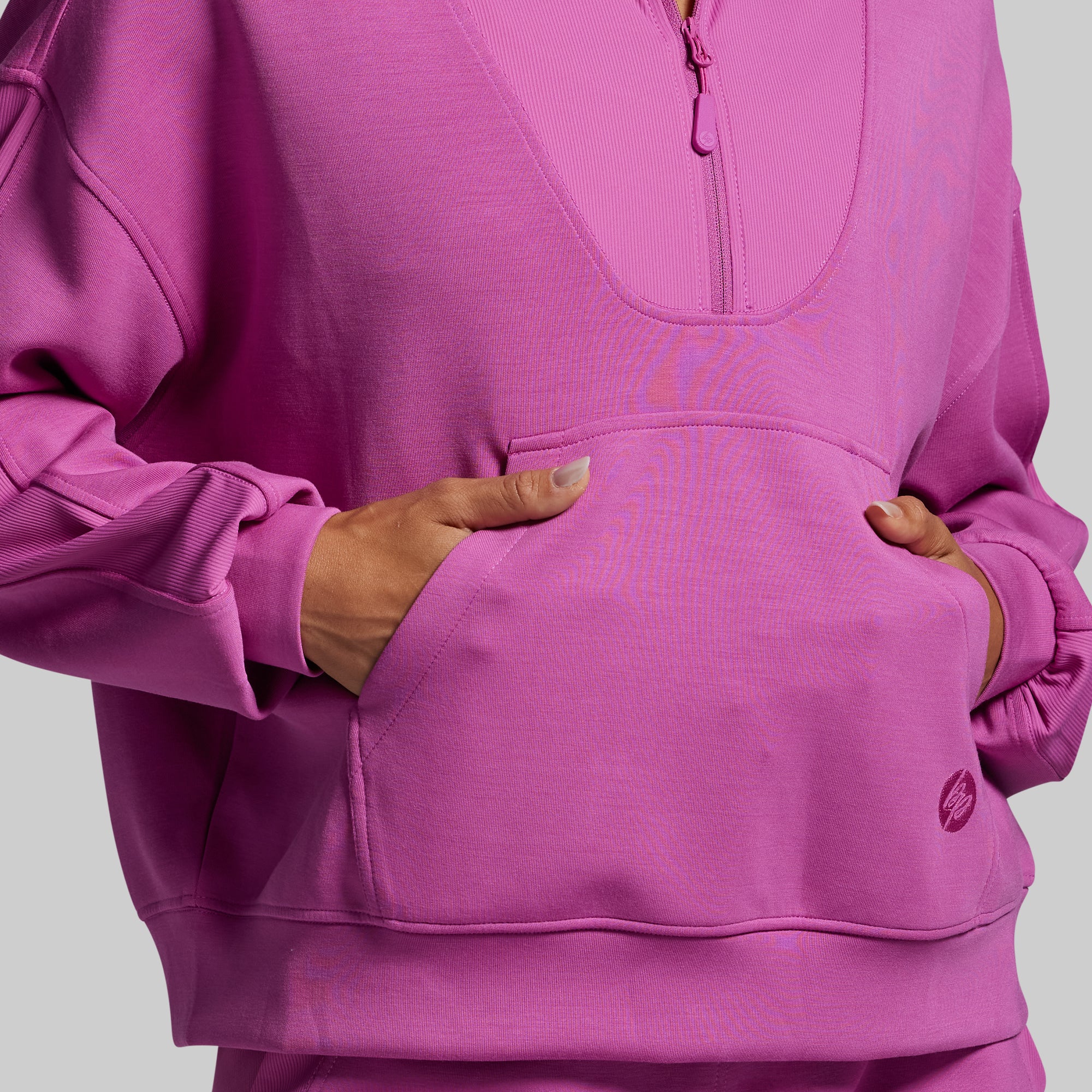 Lounge Lux Quarter Zip Pullover (Viola) - Image 3
