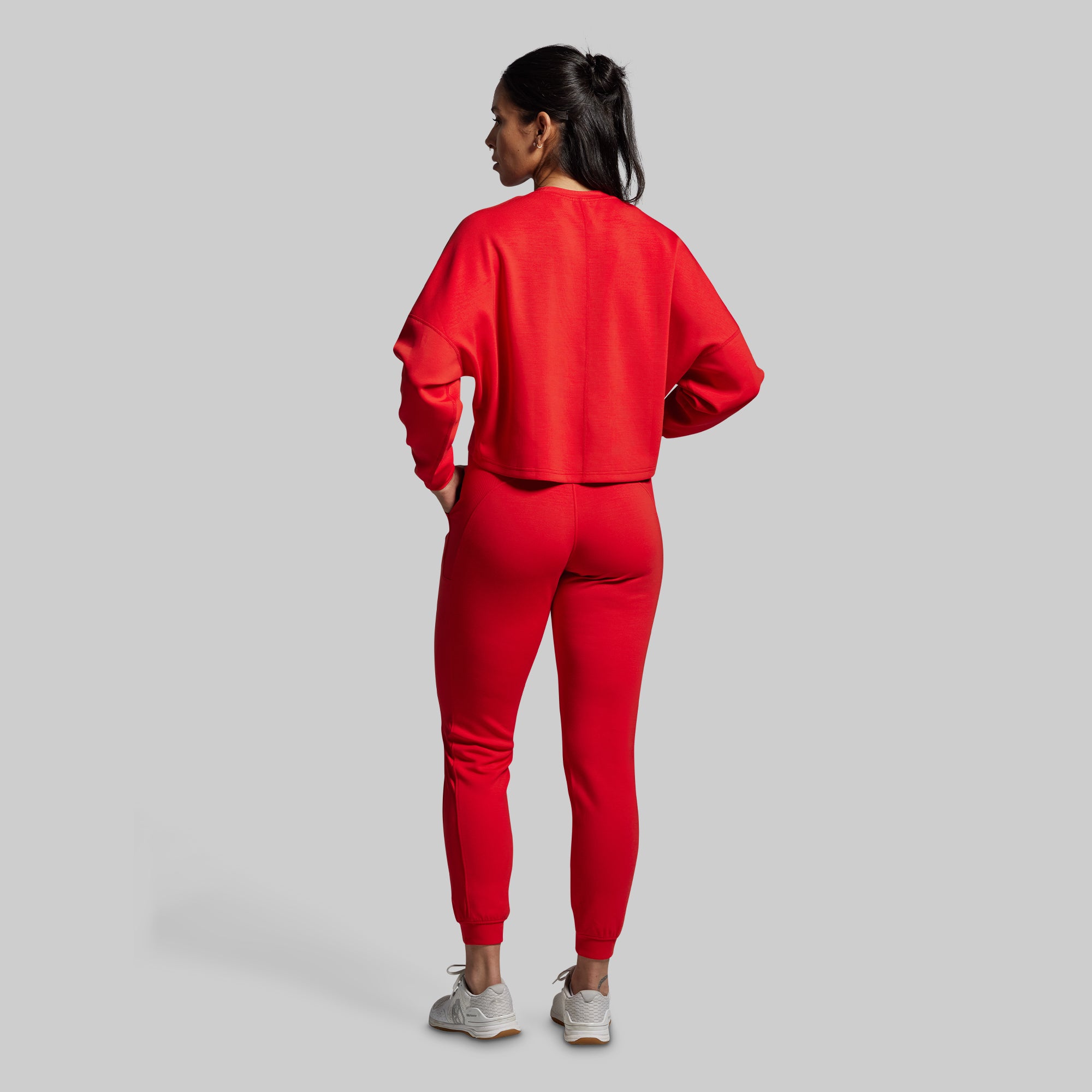 Lounge Lux Cropped Pullover (Adrenaline) - Image 6